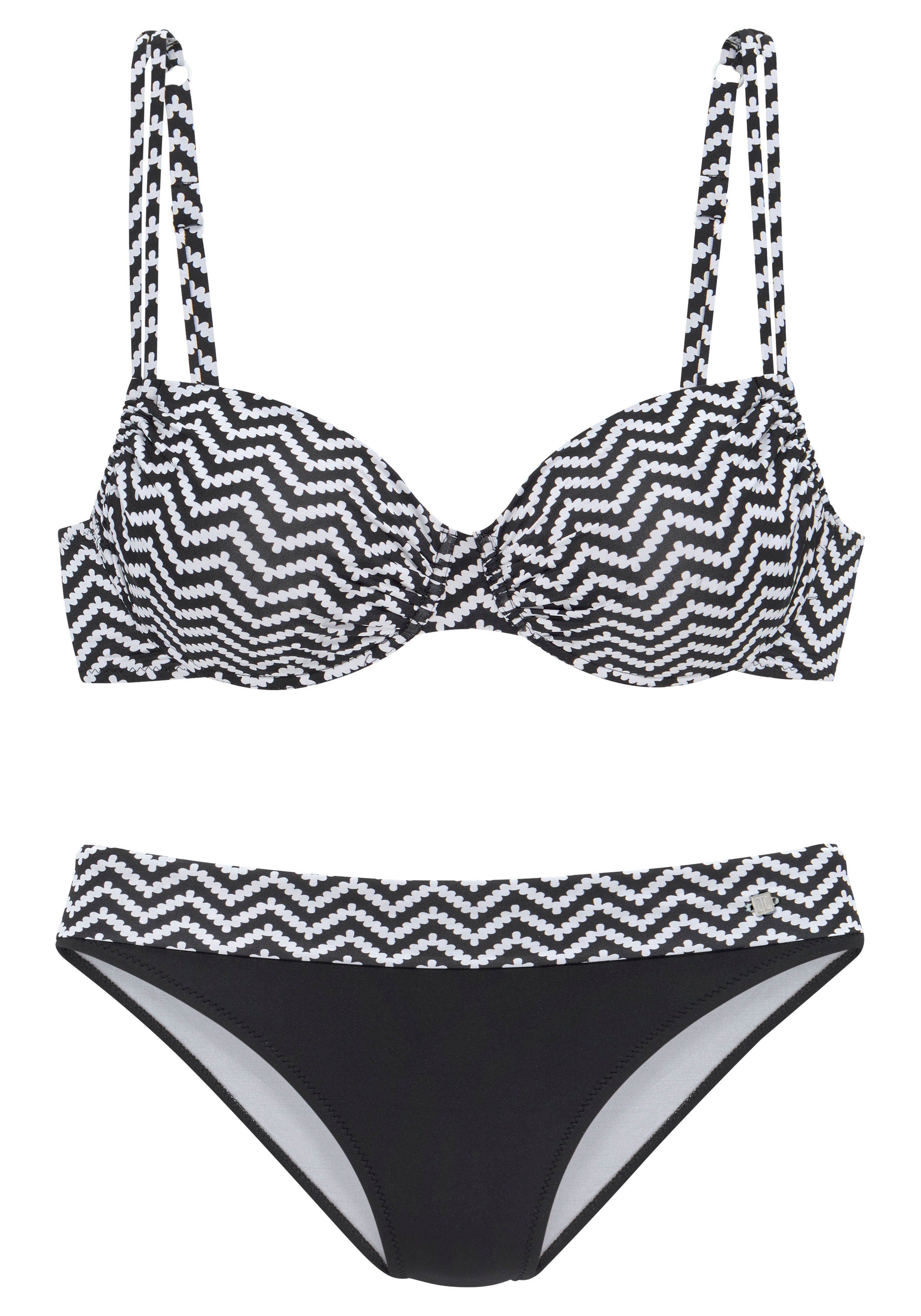 Jette Joop Beugelbikini in trendy zigzagontwerp