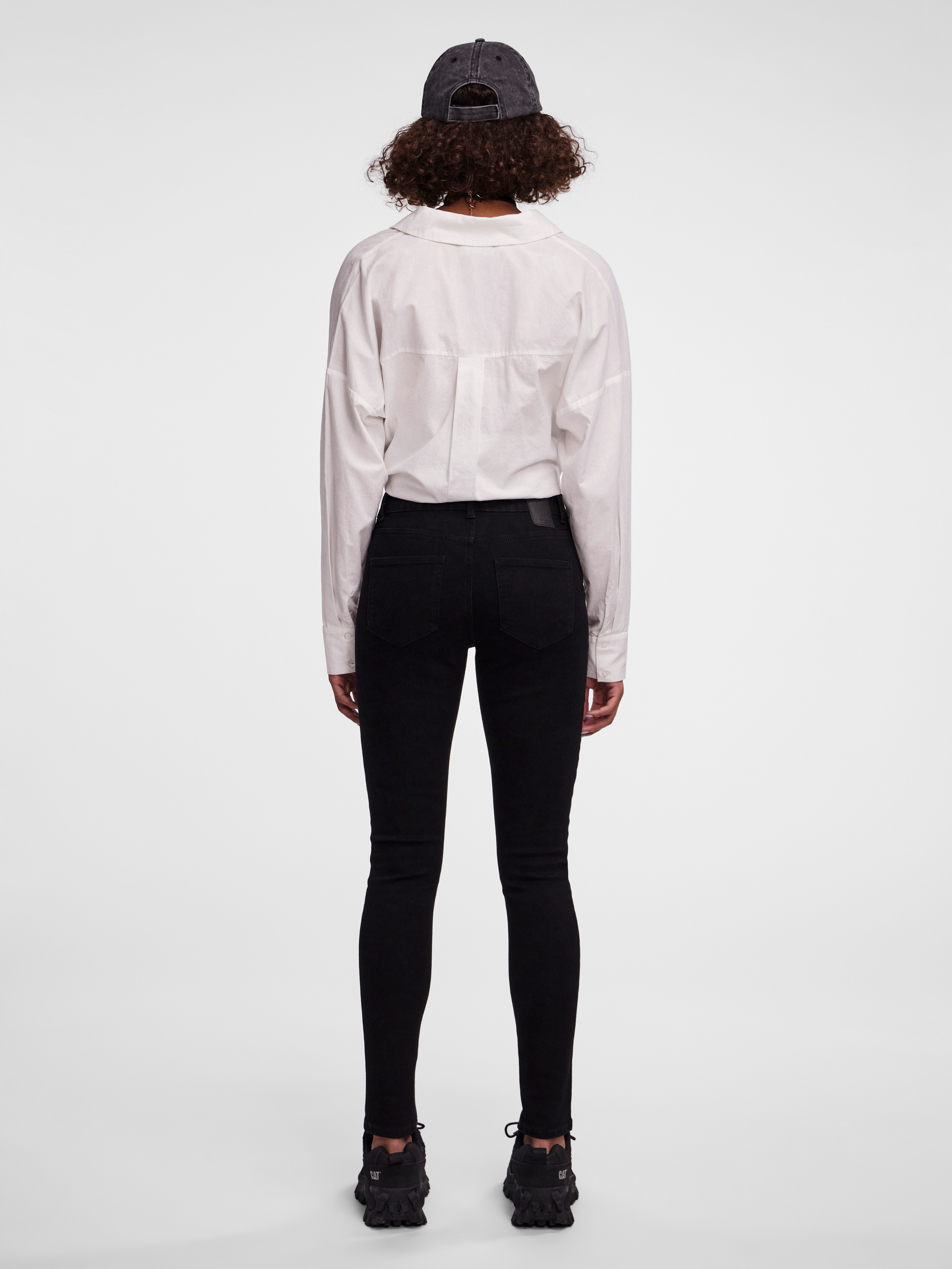 pieces Skinny fit jeans PCDANA MW SKINNY JEANS BL102 NOOS BC