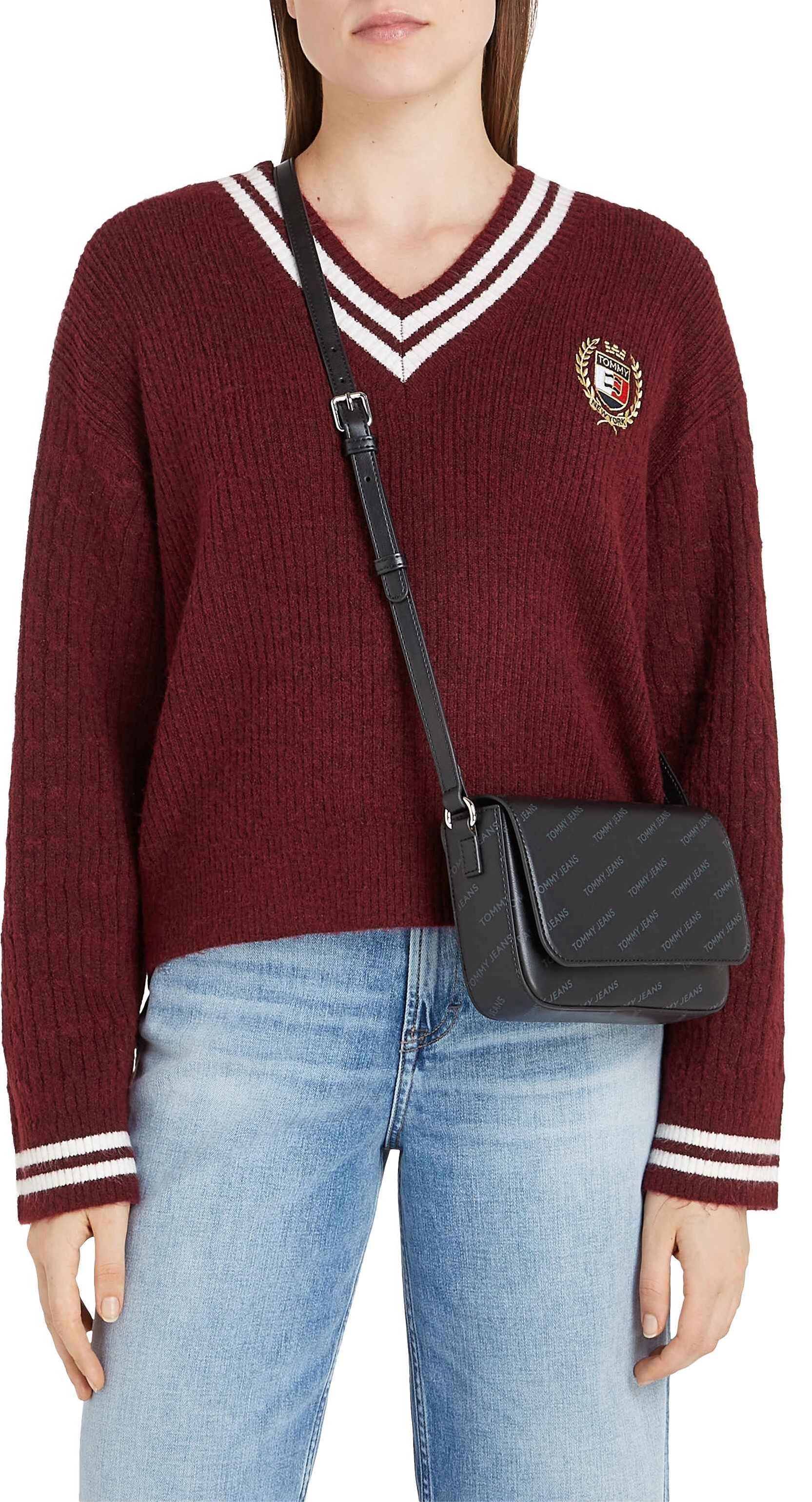 TOMMY JEANS Schoudertas Women TJW ESS MUST FLAP CROSS PRINT Crossover