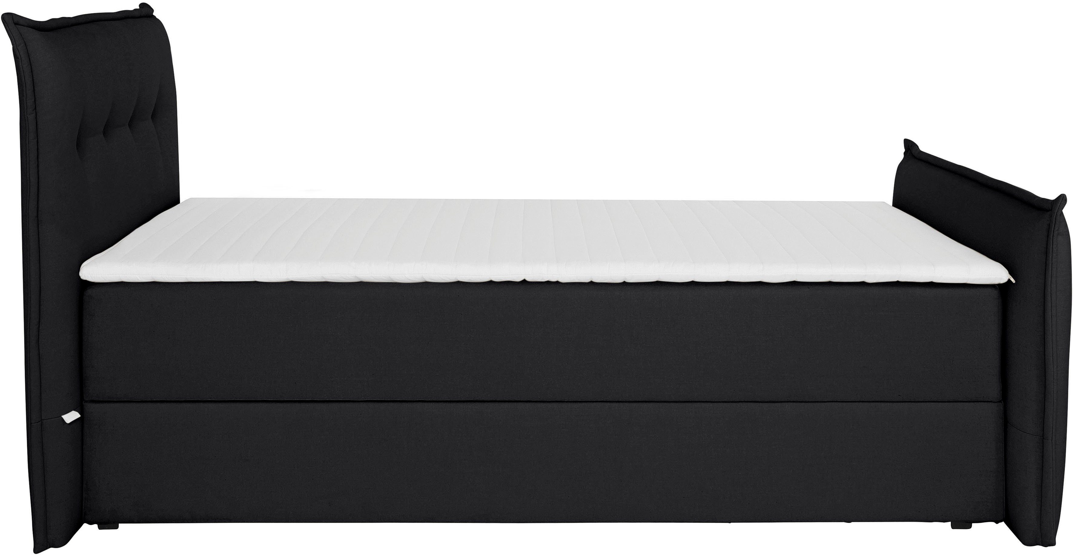 andas Boxspring Lichtgewicht inclusief voetbord, bedkist & topmatras, in 4 breedten en 2 hardheden