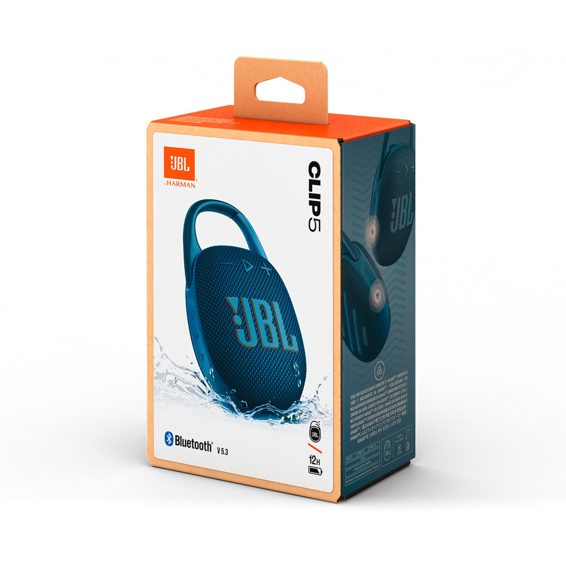 JBL Bluetooth luidspreker Clip 5 ultra-compact, water- en stofbestendig (ip67), 7 watt rms