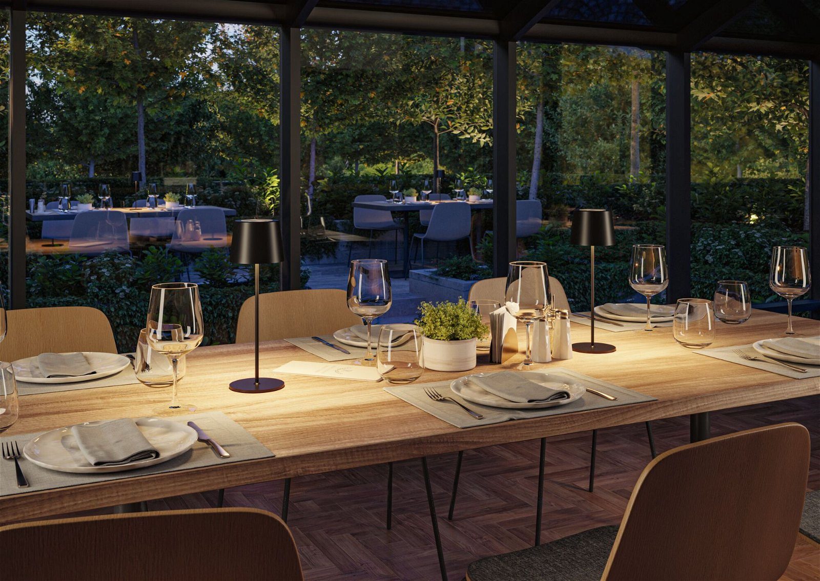 Paulmann Led-tafellamp voor buiten Acculamp Gilo IP44 dimbaar (1 stuk)