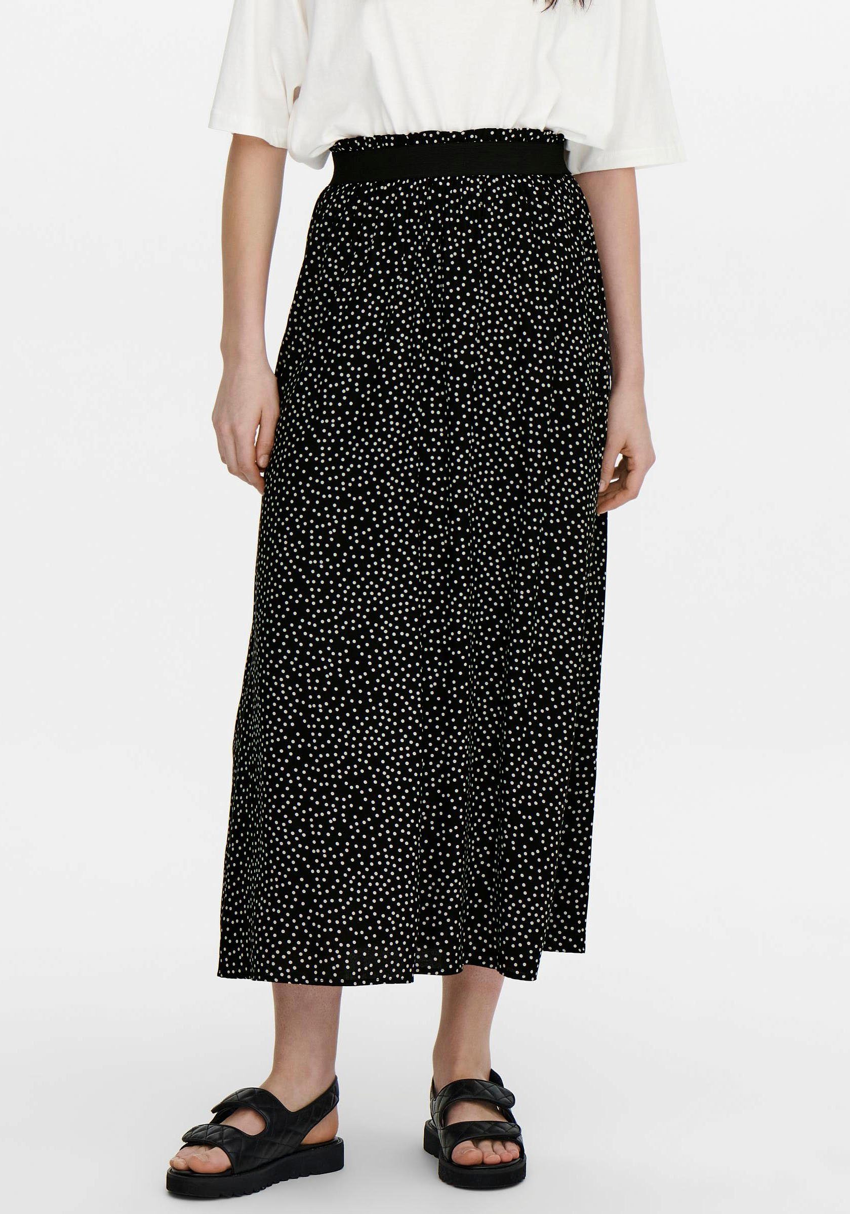 Only Maxirok ONLVENEDIG AOP LIFE LONG SKIRT