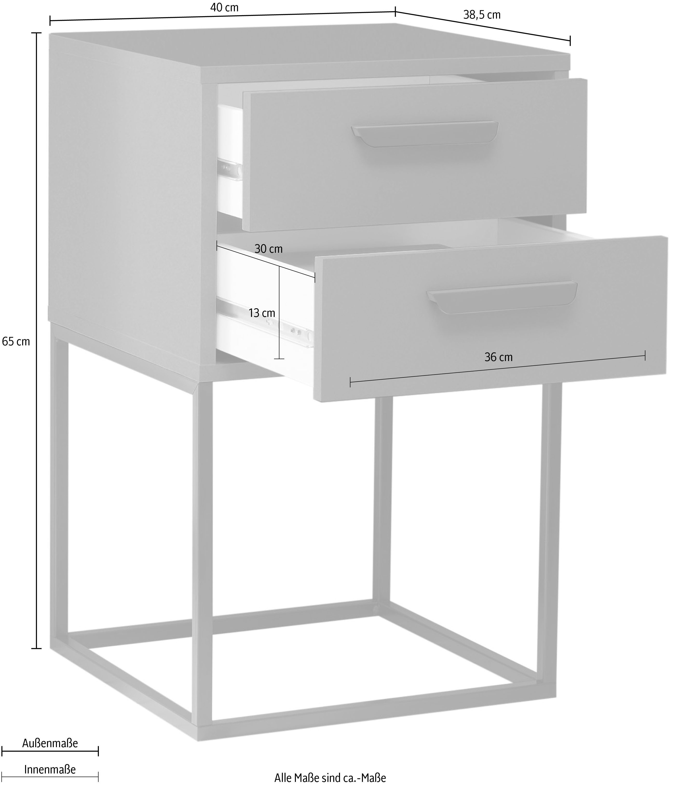 Schlafkontor Nachtkastje Suna commode, nachttafel, nachtkastje