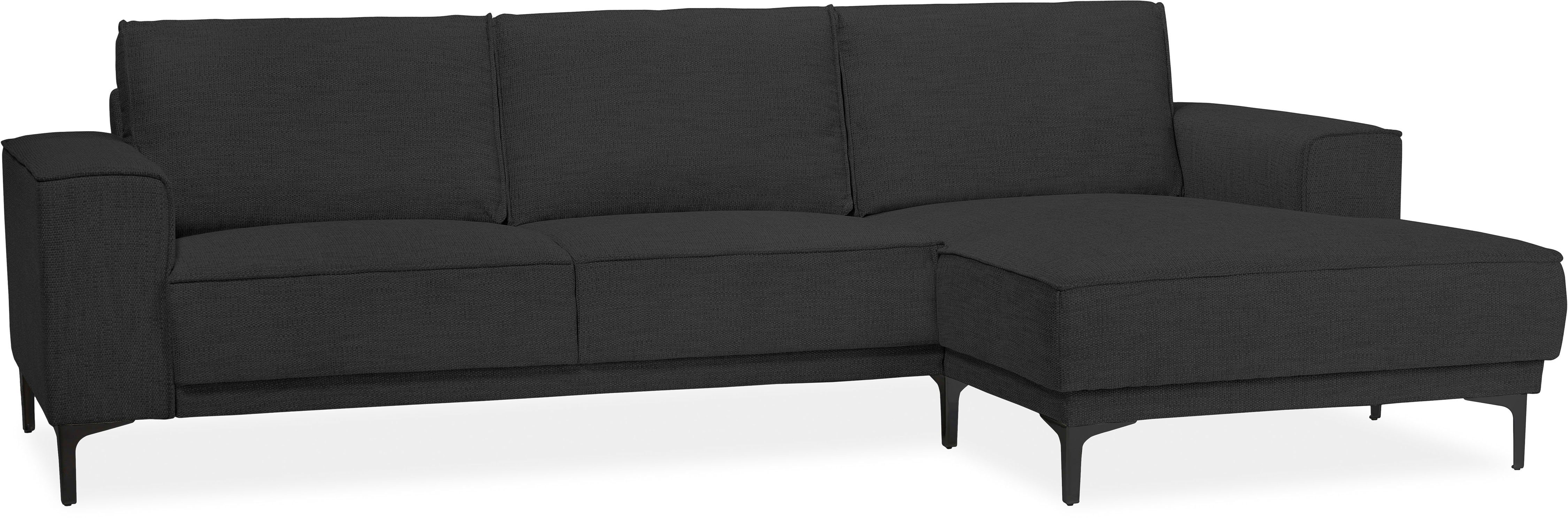 Places of Style Hoekbank Oland, structuur, platweefsel, luxe microvezel, bouclé