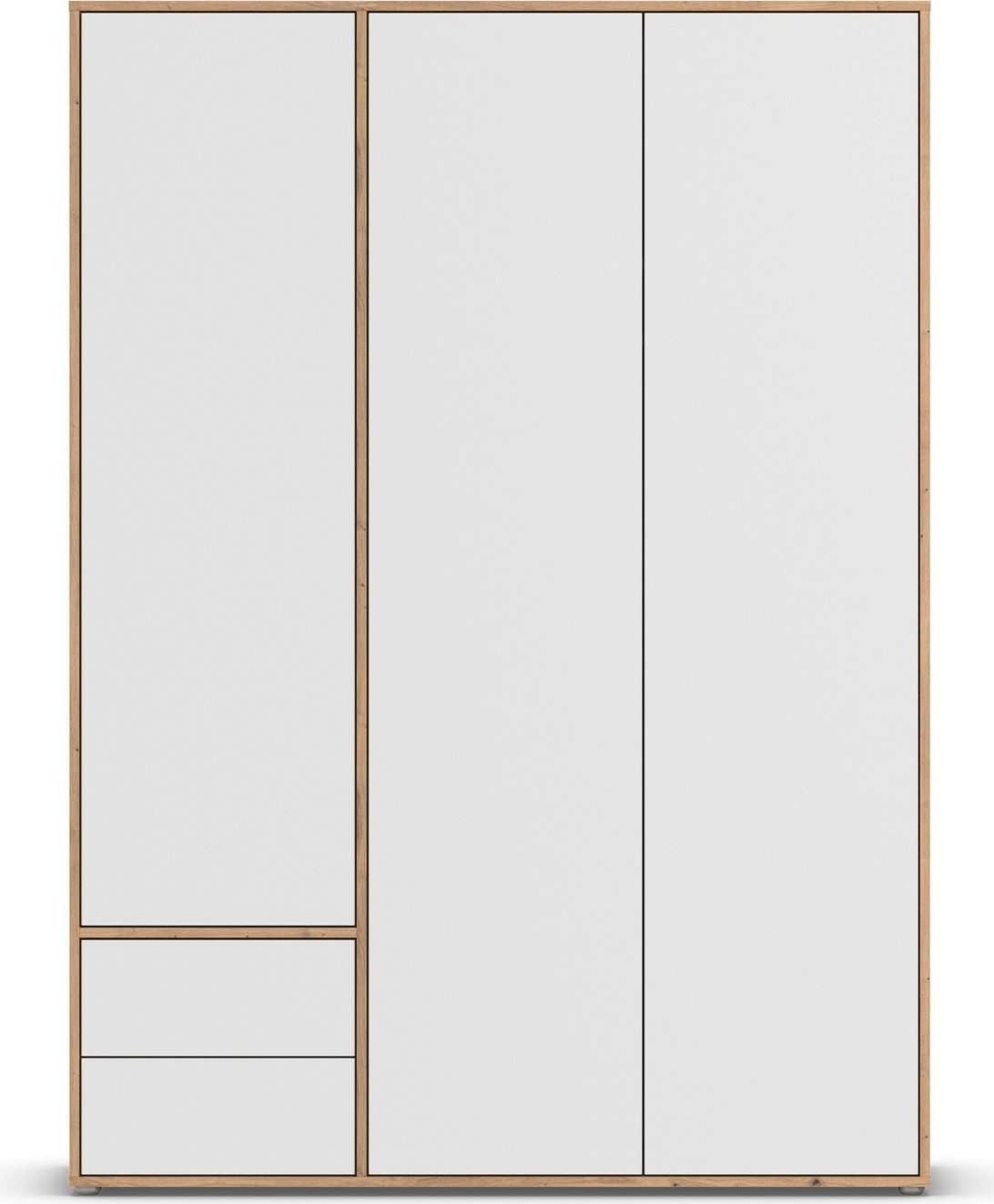 rauch Draaideurkast Kledingkast Kast Garderobe Wasmand NABILA veel Opbergruimte met 2 lades en push-to-open functie topseller made in germany