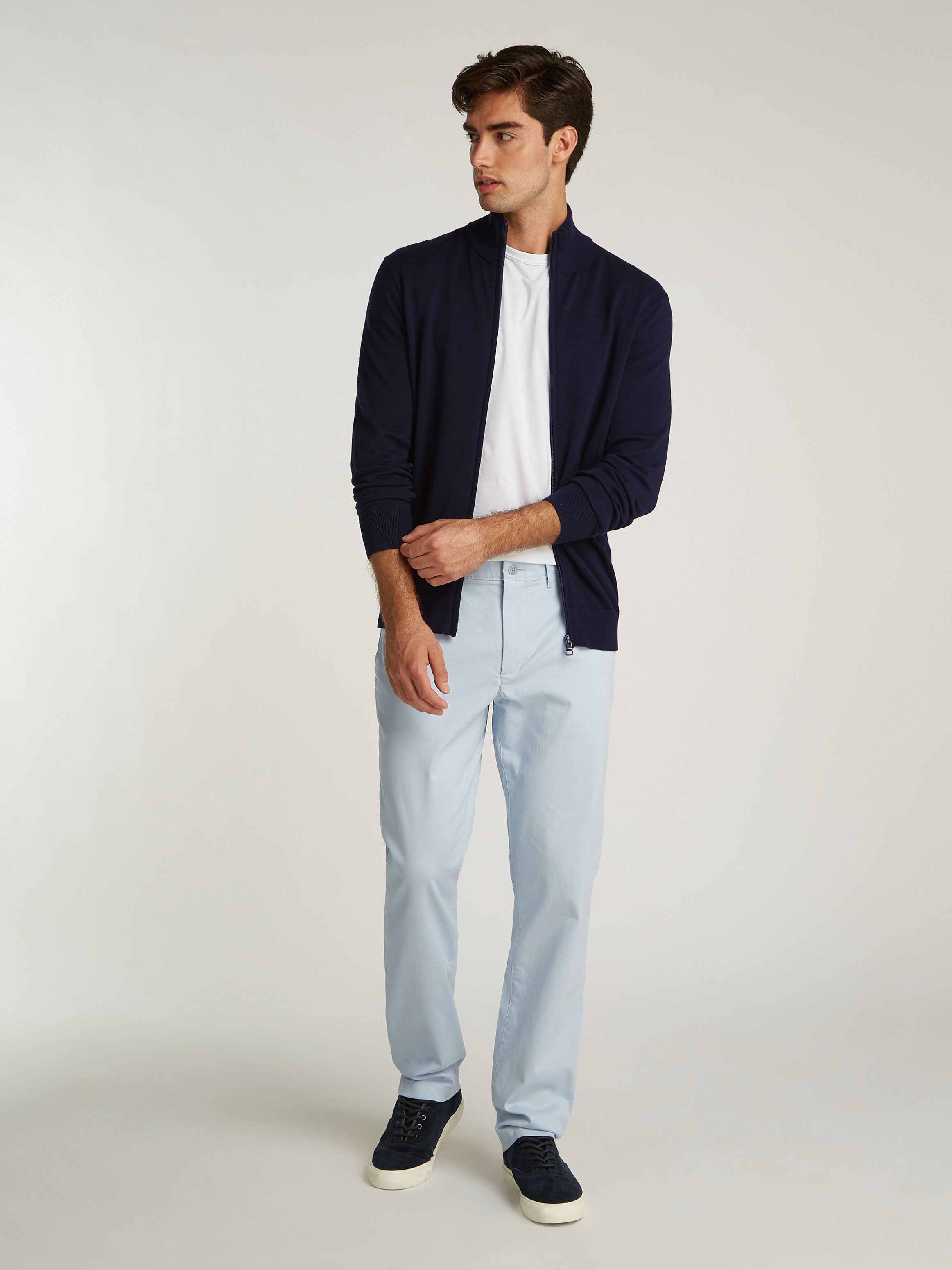 Tommy Hilfiger Vest ESSENTIAL COTTON ZIP THRU