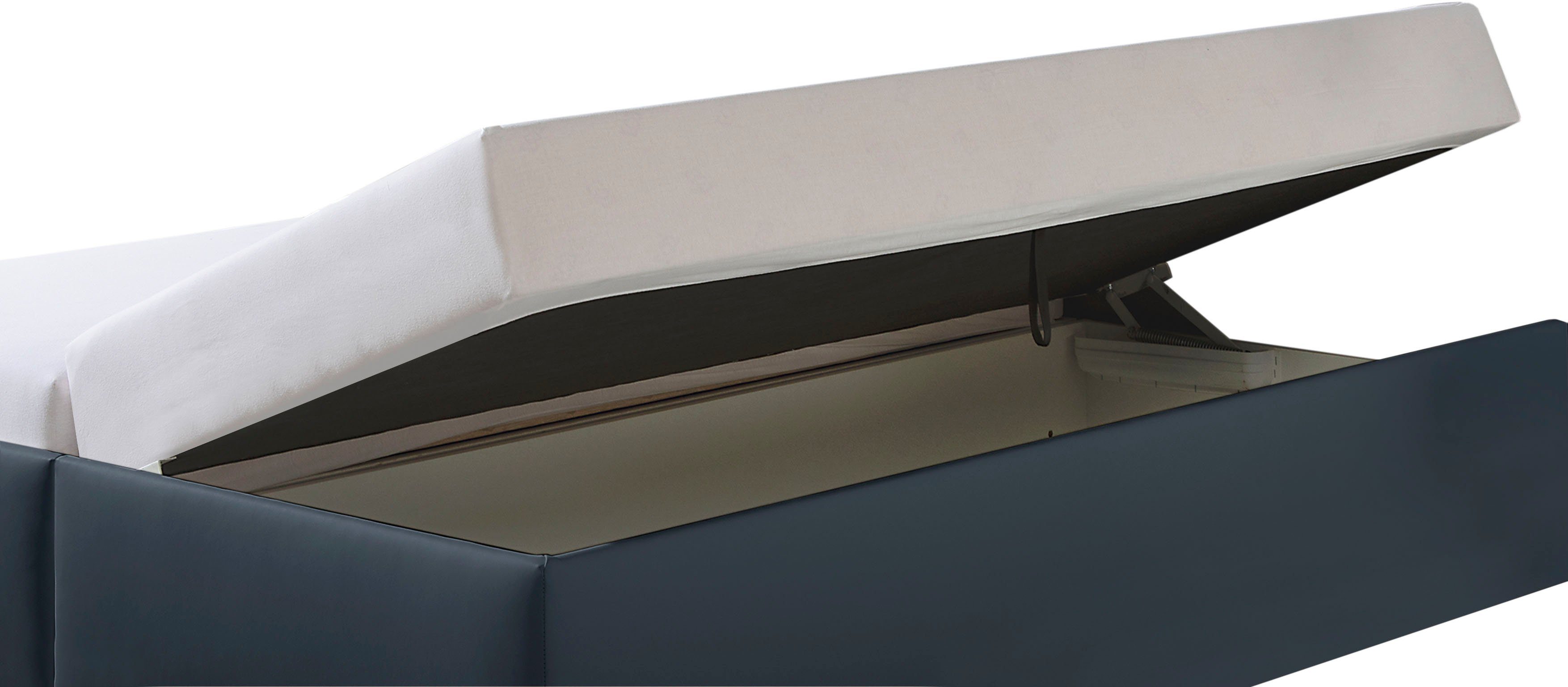 Maintal Gestoffeerd bed Makana met bedlade, ook beschikbaar in h4