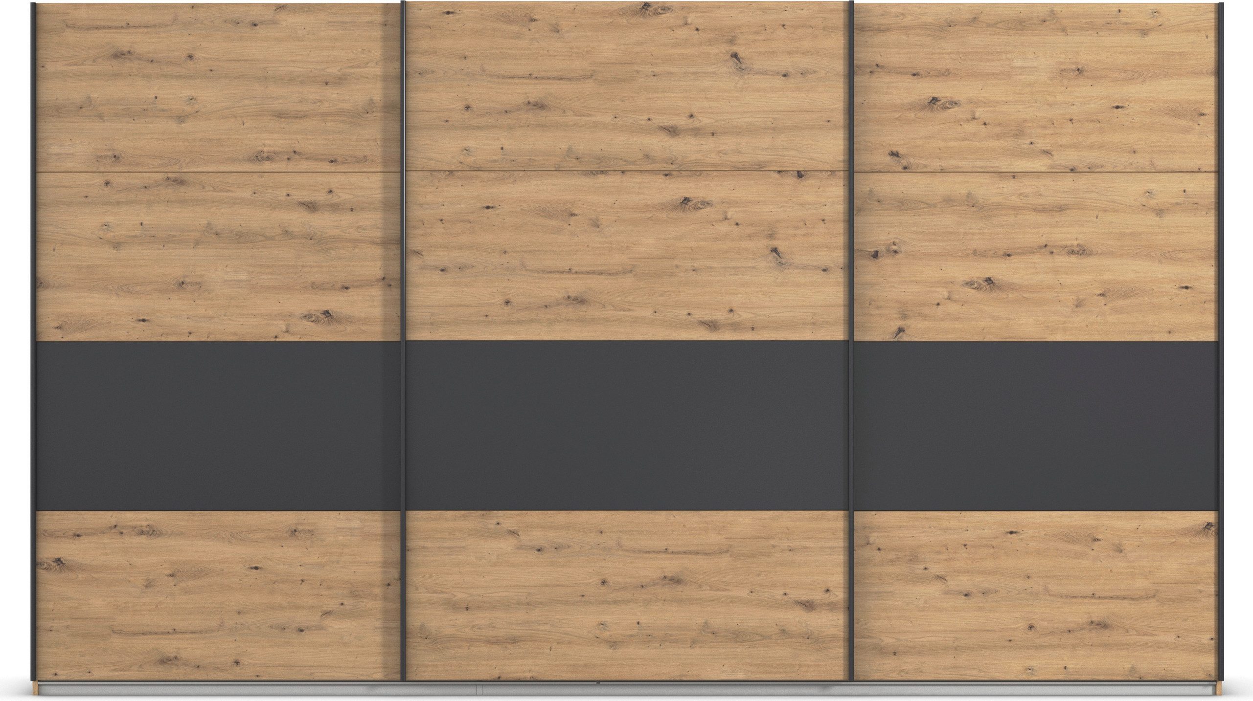 rauch Schuifdeurkast Kledingkast Kast Garderobe CORTONA inclusief indeling, 2 stoffen dozen en extra planken