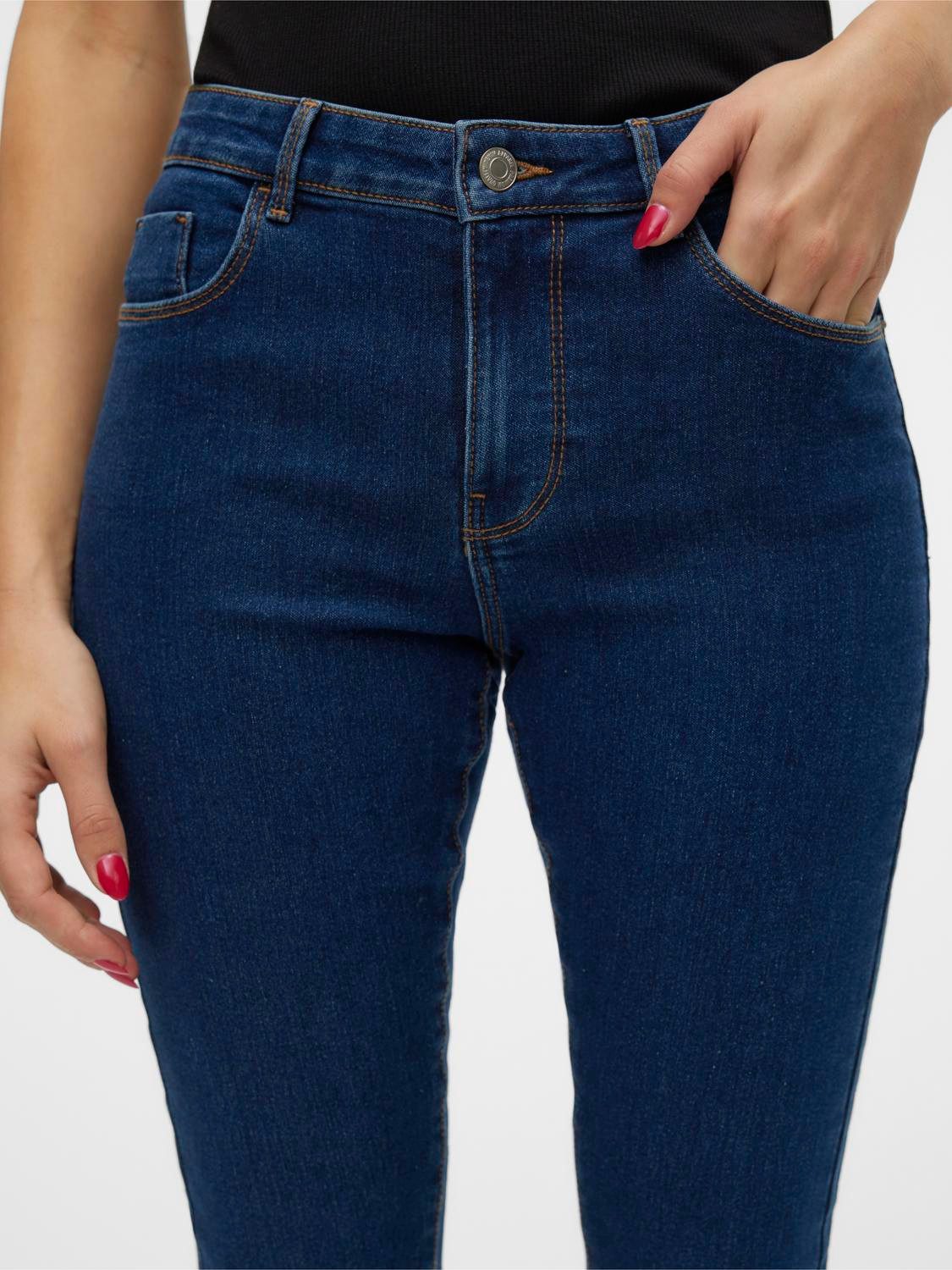 Vero Moda Skinny fit jeans VMELLY MR SKINNY JEANS BLUE NOOS
