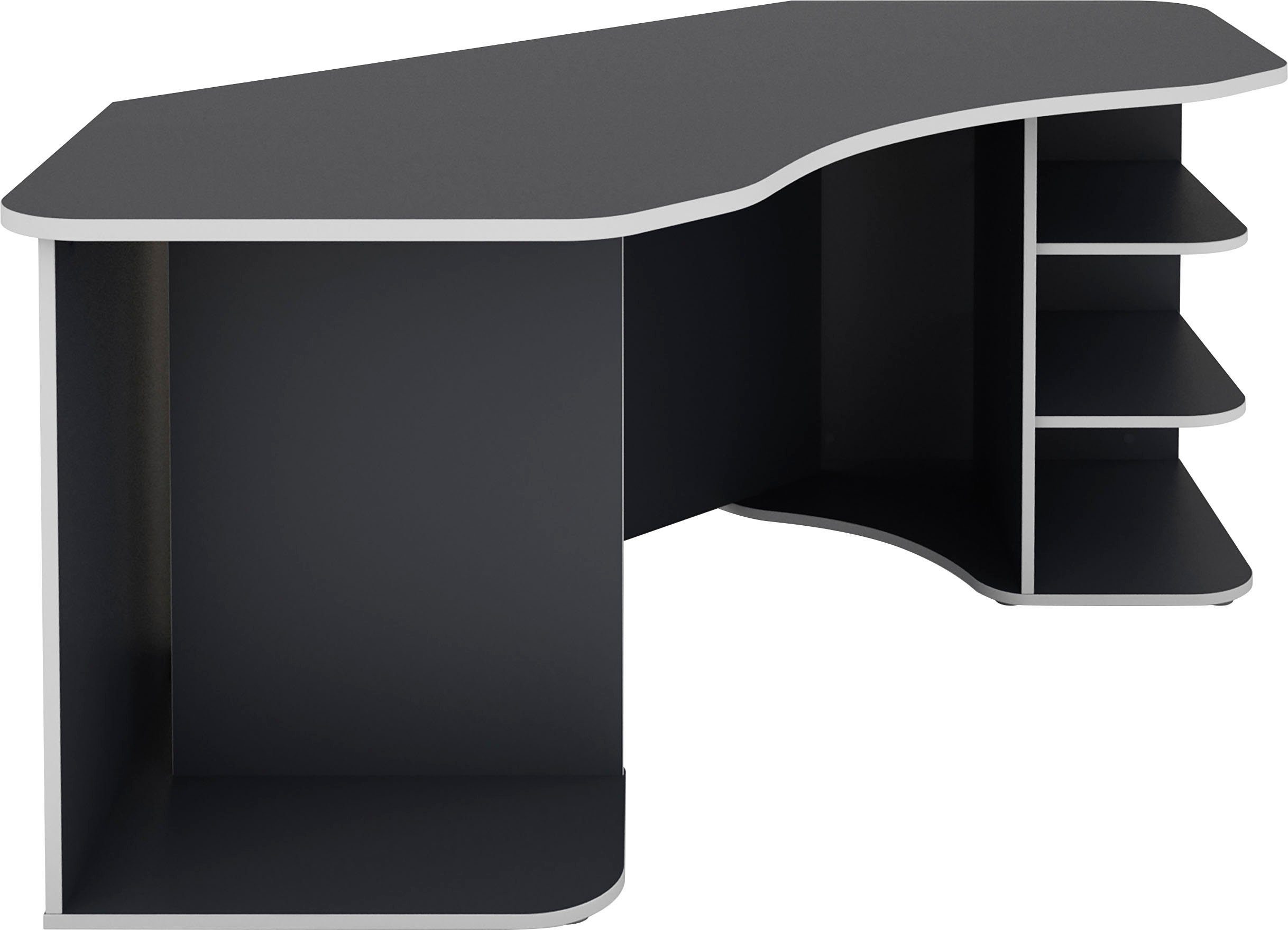 byLIVING Gamingtafel Thanatos Breedte 198 cm, modern hoekbureau