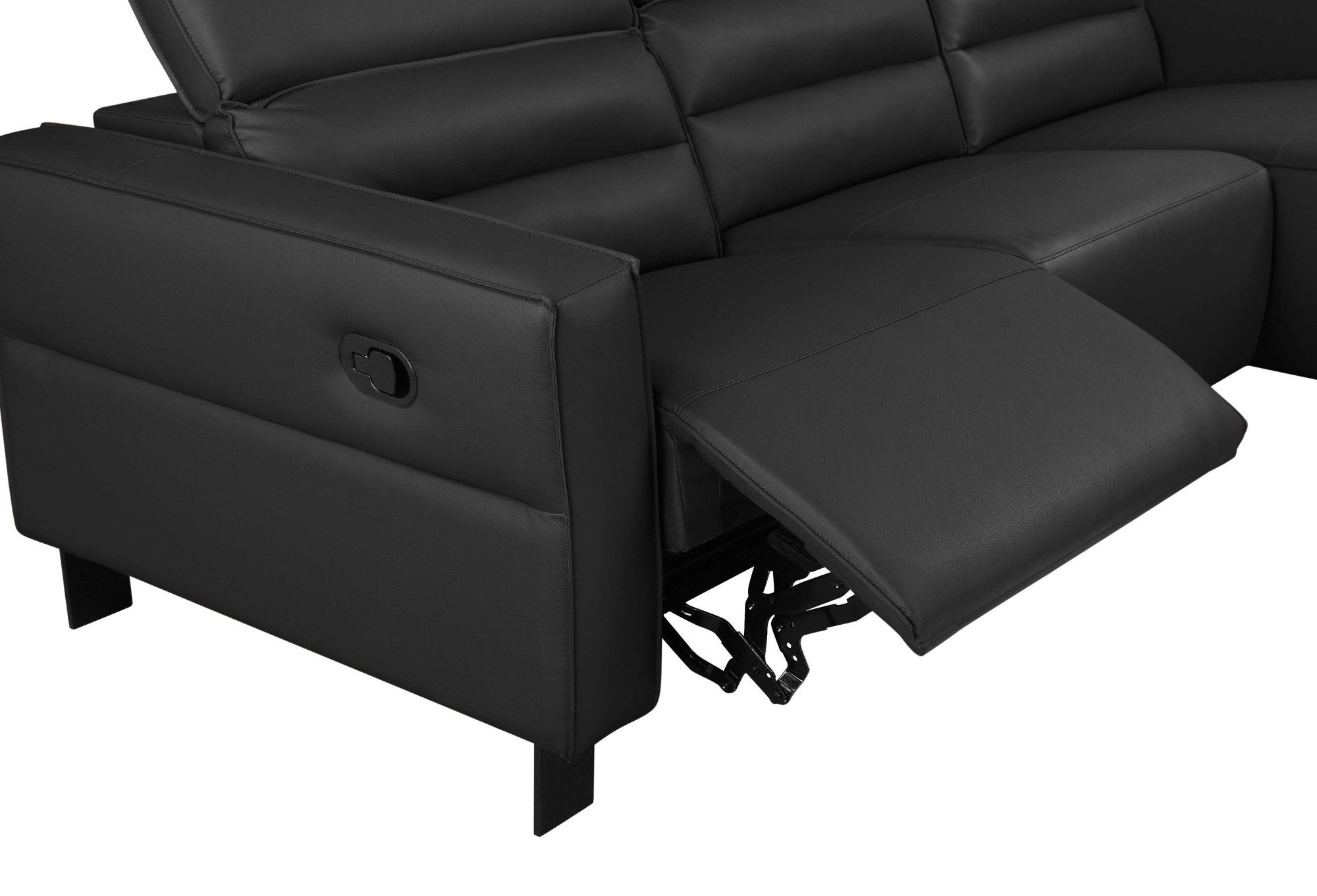 Places of Style Hoekbank Carpari, L-vorm, 263 cm, handmatige of elektrische relaxfunctie