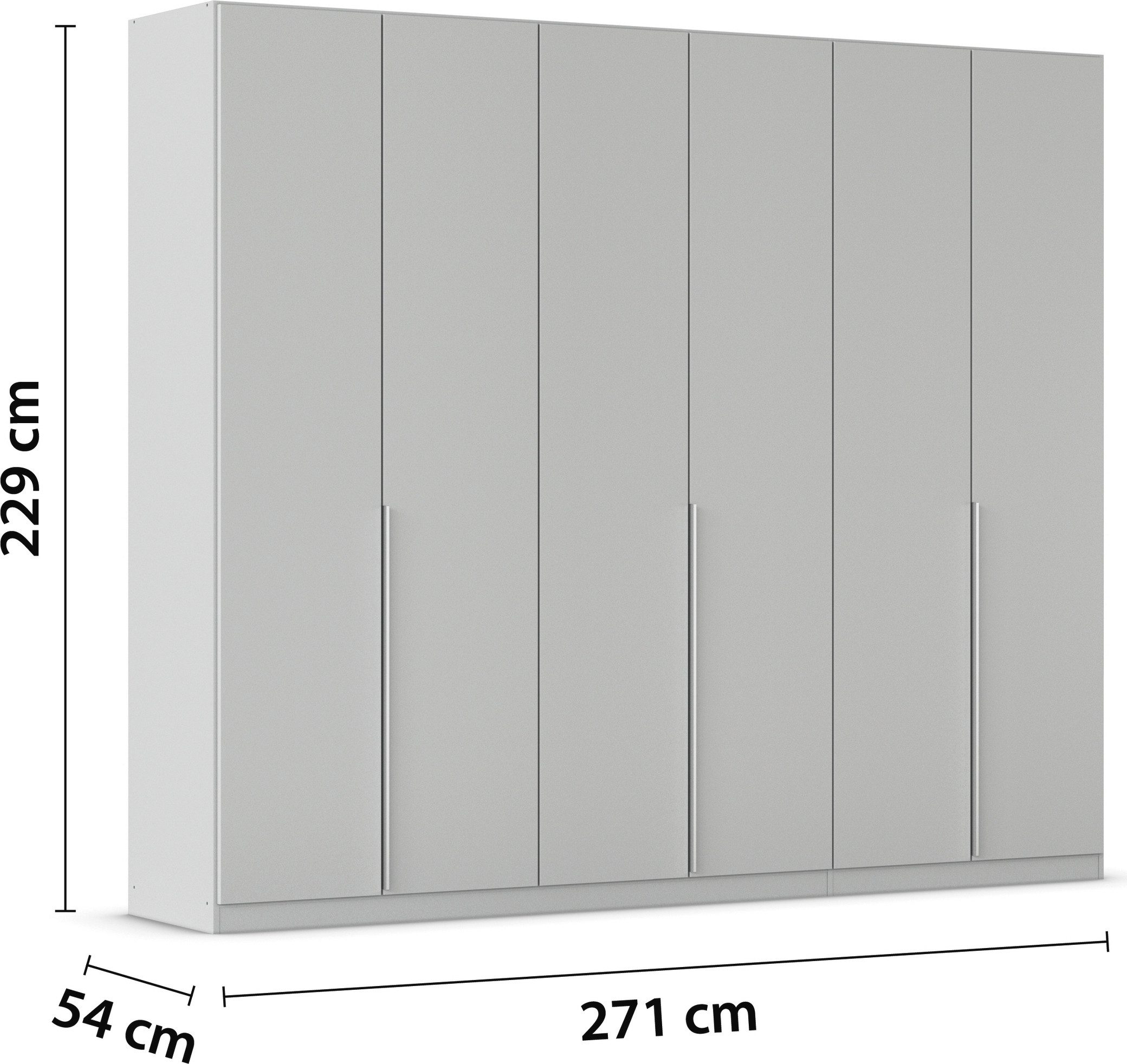 rauch Draaideurkast Kledingkast garderobe AGORDO TOPSELLER slaapkamer doordachte binnenuitrusting, in 6 breedtes en 2 hoogtes made in germany