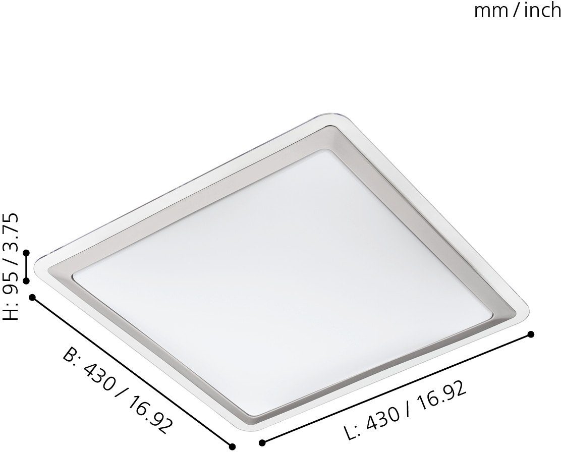 EGLO Led-plafondlamp COMPETA 1 Led plafondlamp (1 stuk)