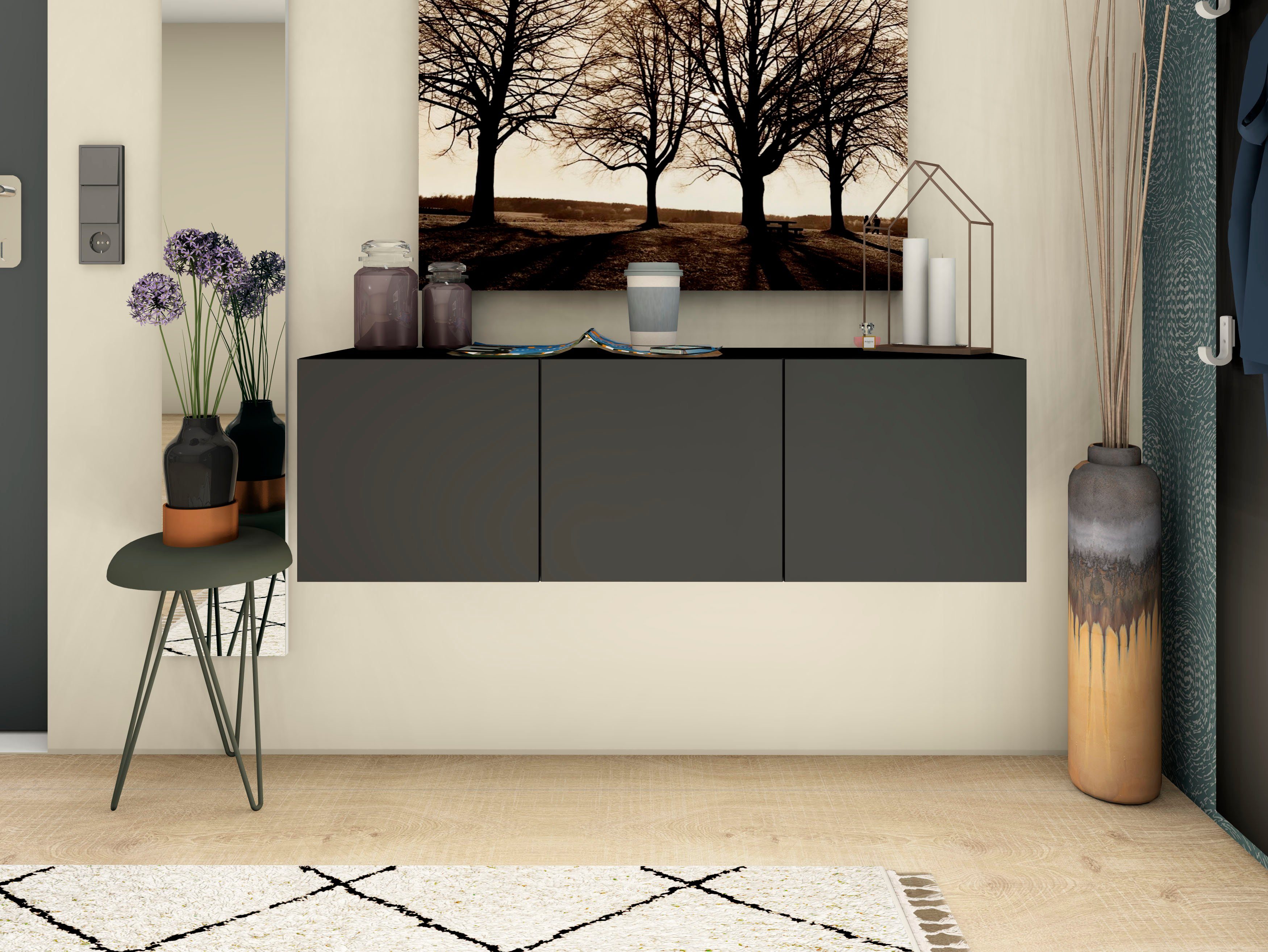 borchardt Möbel Tv-meubel Vaasa Breedte 114 cm, alleen hangend
