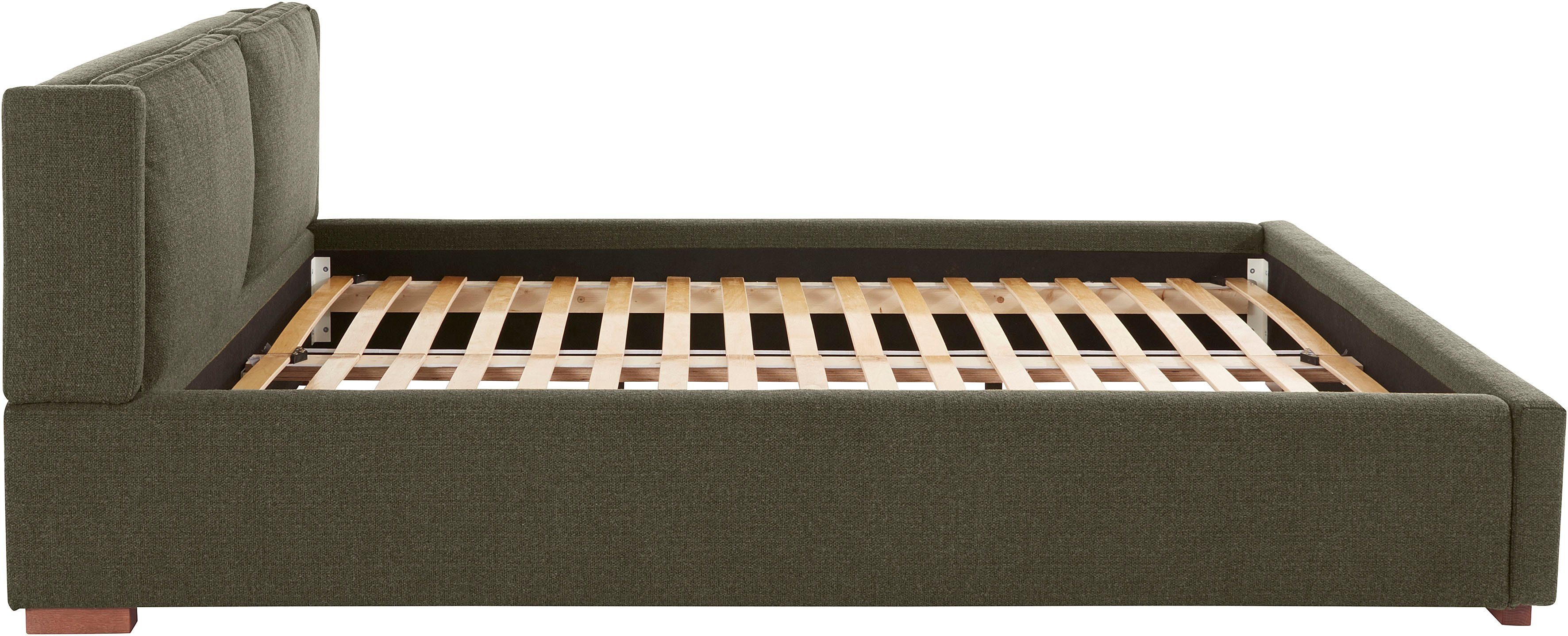 Home affaire Gestoffeerd bed Annera, kussenvulling met veren Inclusief lattenbodem, ligoppervlak 140 of 180 cm kiesbaar