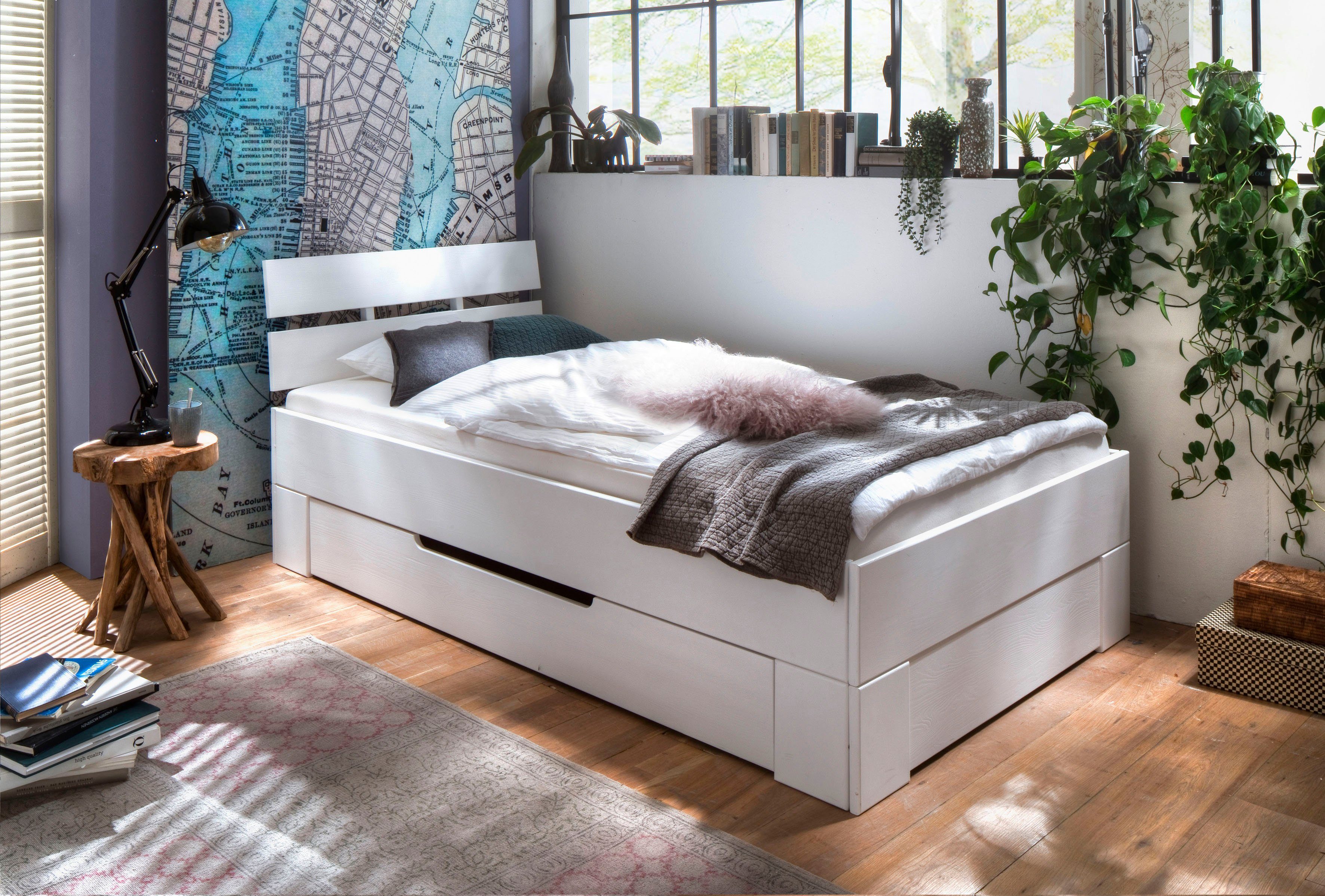 Home affaire Lade-onderbouw Progress voor extra opbergruimte onder het bed Massief hout, FSC®-gecertificeerd, massieve spar