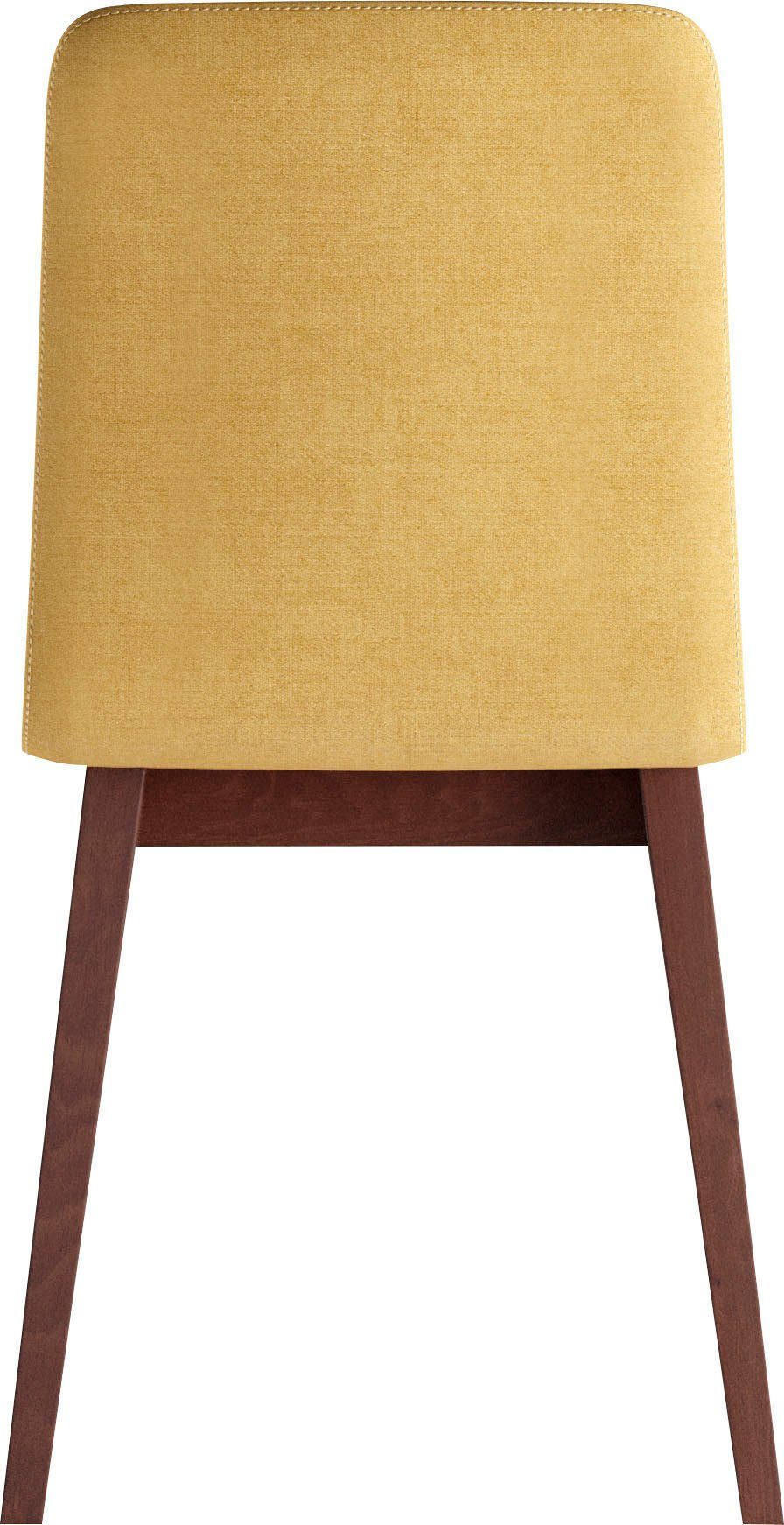 INOSIGN Stoel Sandy met verschillende stoelpootkleuren en kleurvarianten, zithoogte 47 cm (2 stuks)