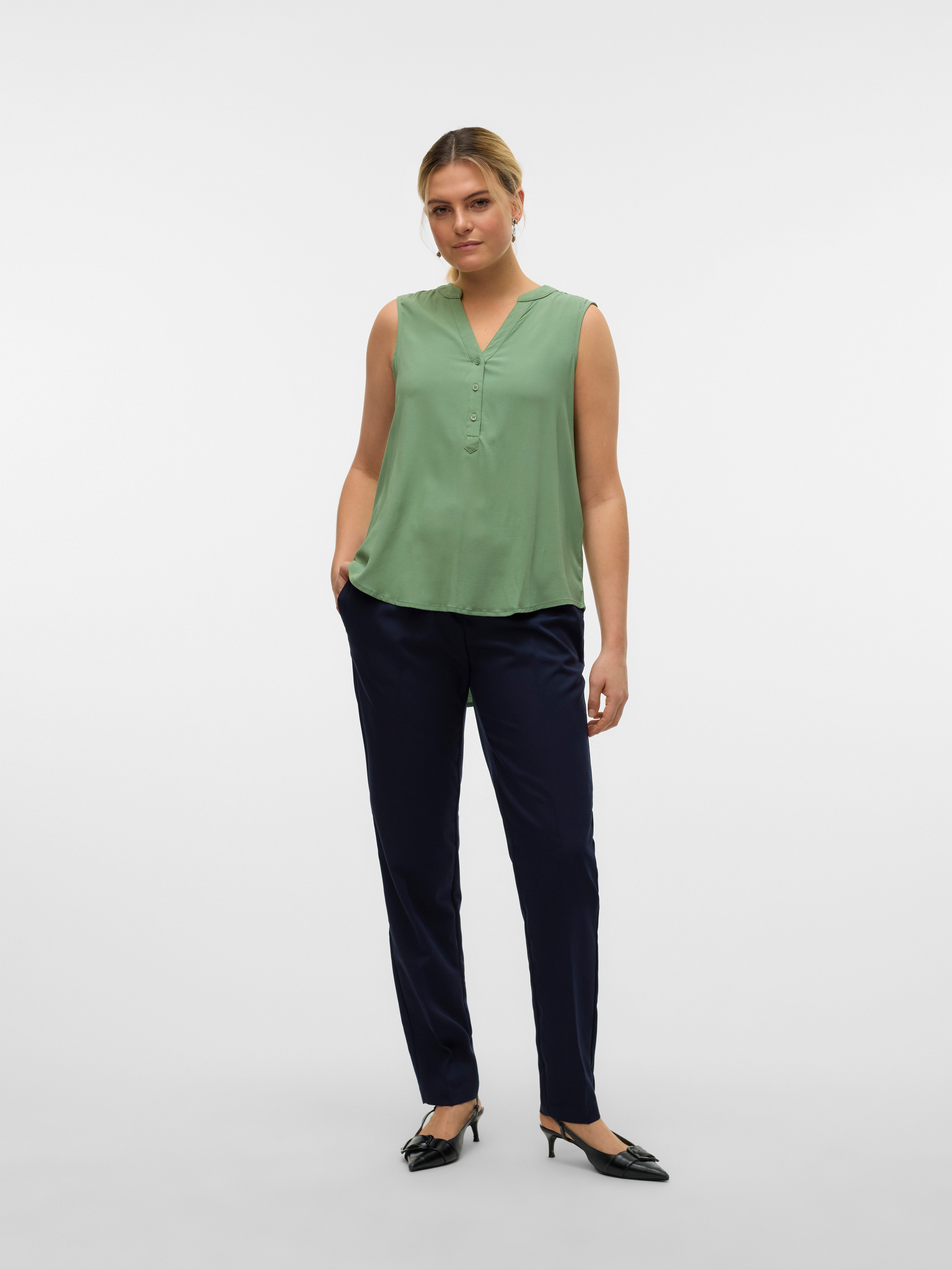 Vero Moda Top VMBELLA SL V-NECK TOP WVN GA NOOS