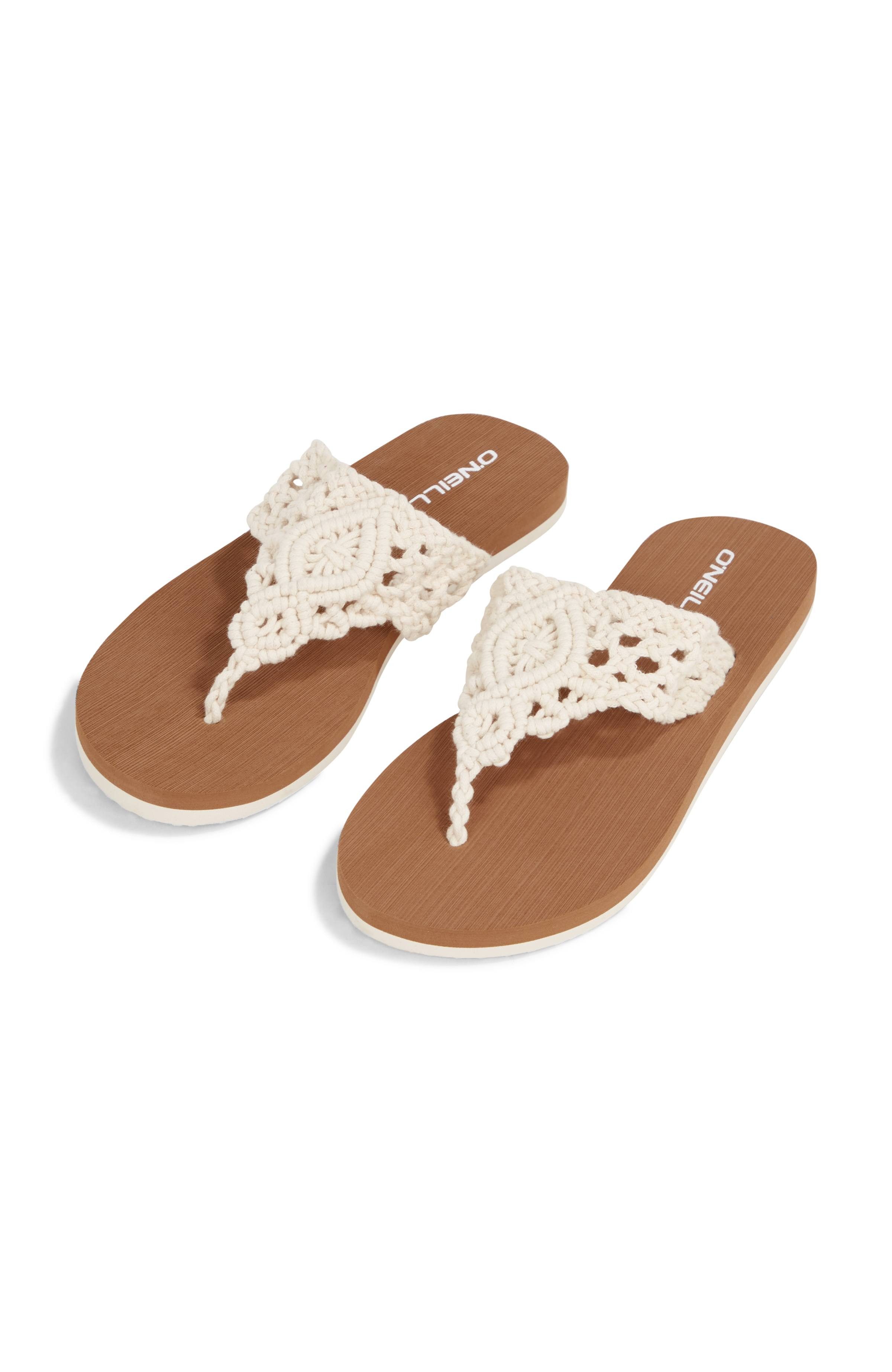 O'Neill Teenslippers DITSY CROCHET SANDALS dames teenslippers maat 40 wit