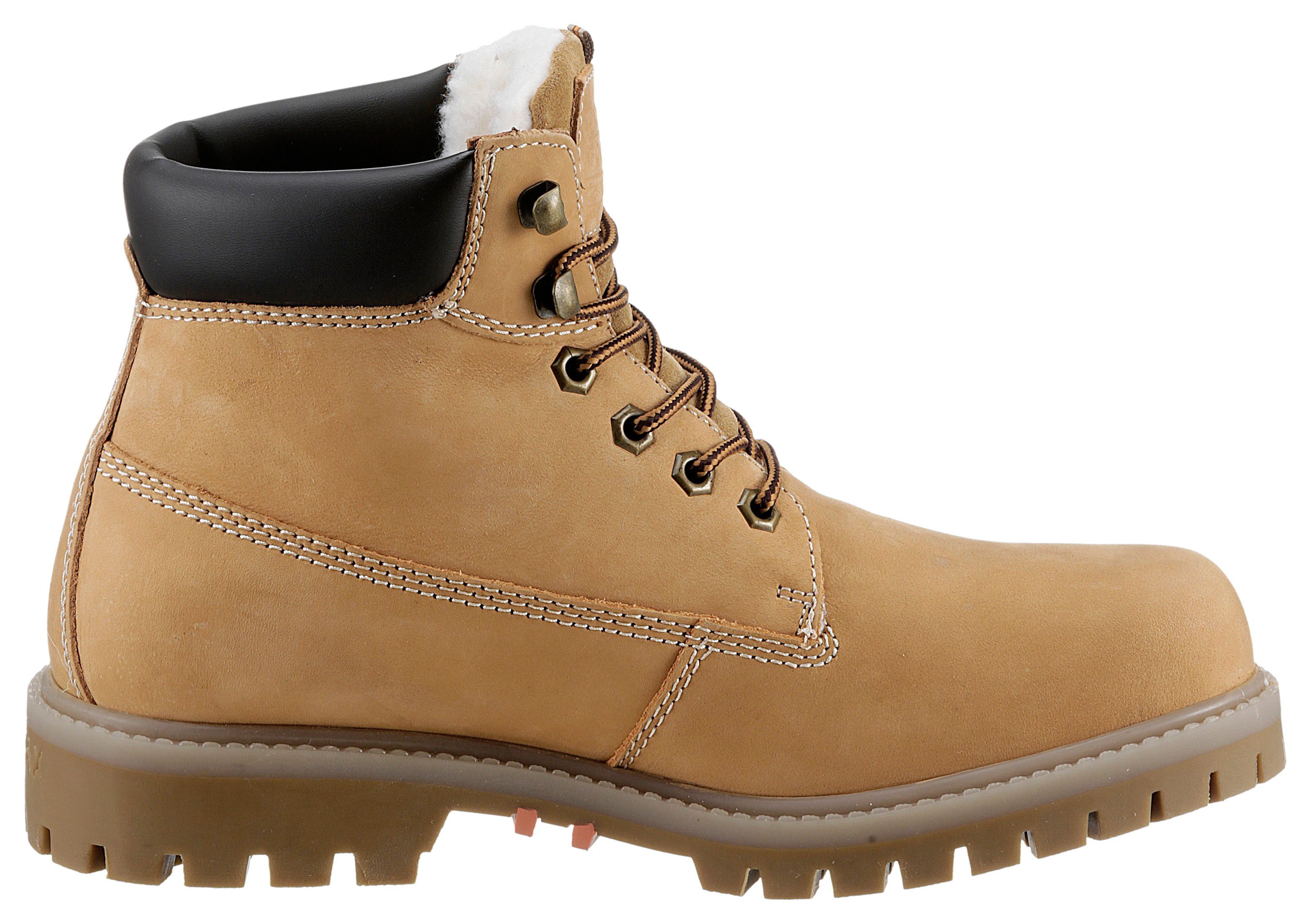 Dockers by Gerli Winterlaarzen Werkschoenen, veterschoenen met blokhak
