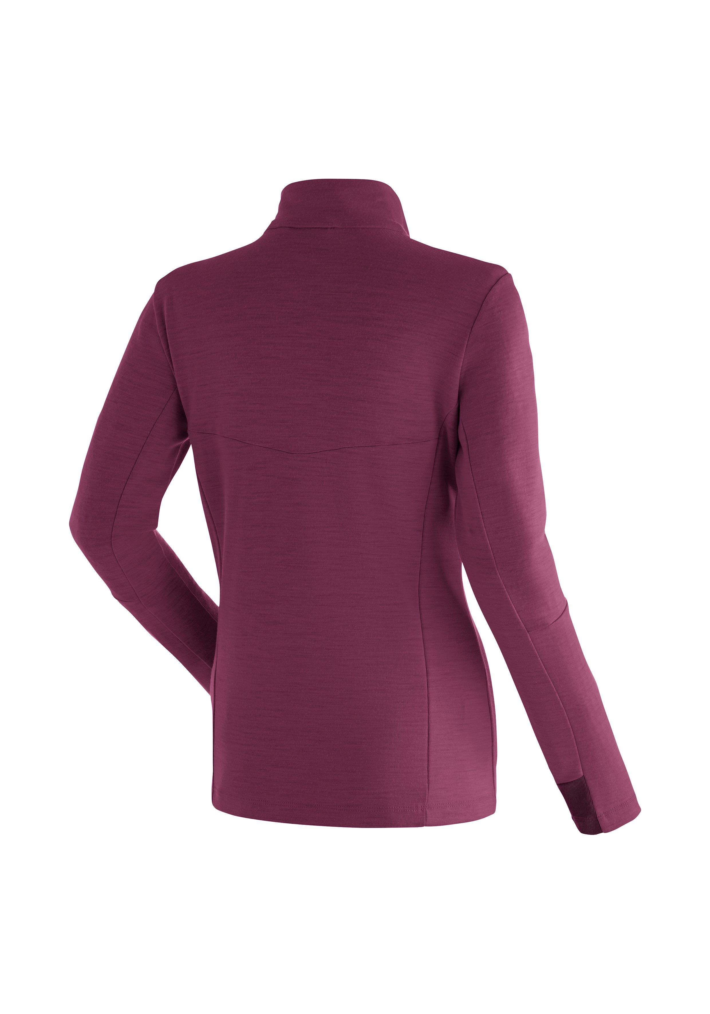 Maier Sports Functioneel shirt Skutvik HZ W functionele midlayer voor dames, hoge ademend vermogen
