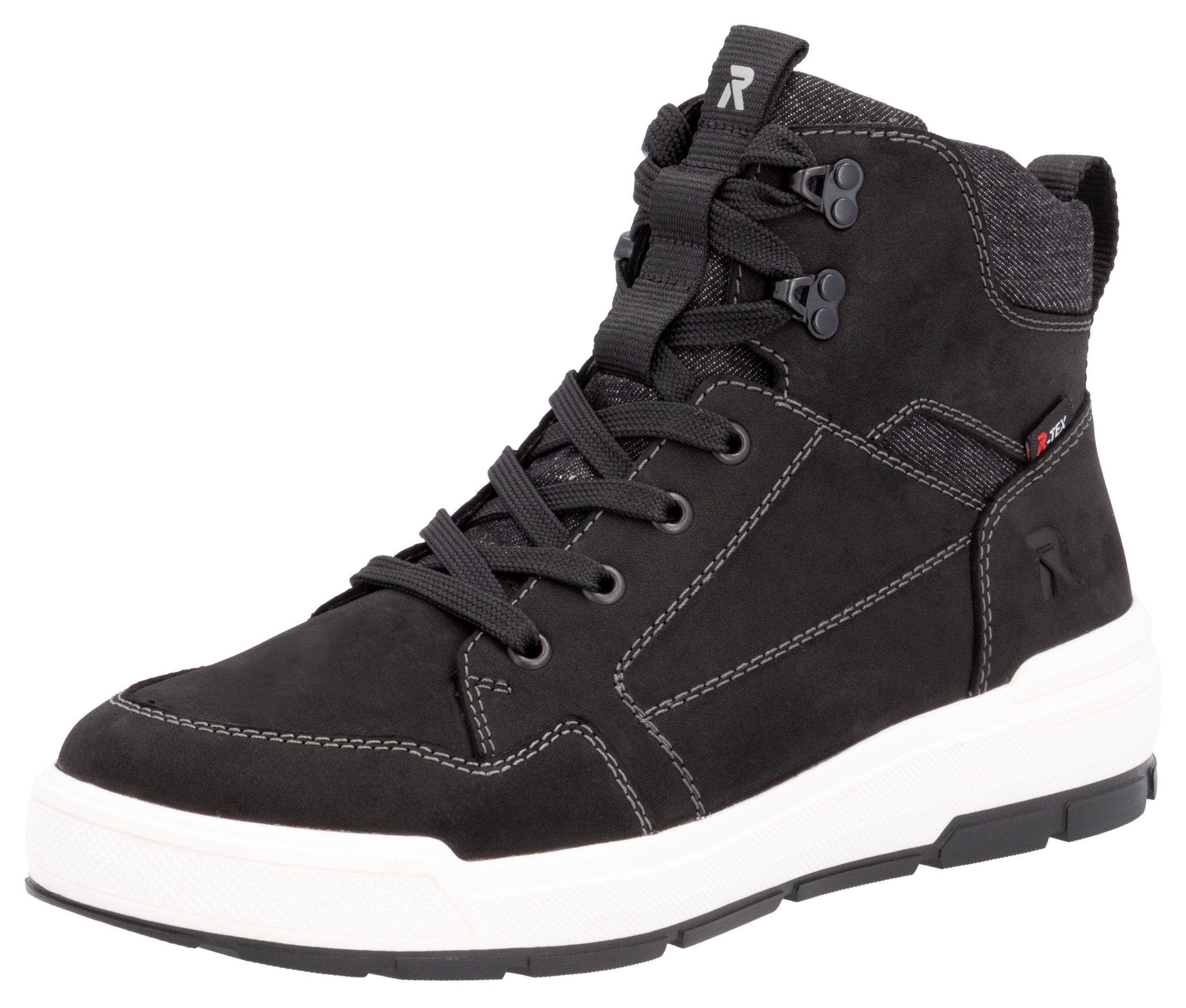 Rieker EVOLUTION Hoge veterschoenen winter boots, lace-up boots, high-top sneakers with soft insole heren boots & laarzen maat 46 zwart