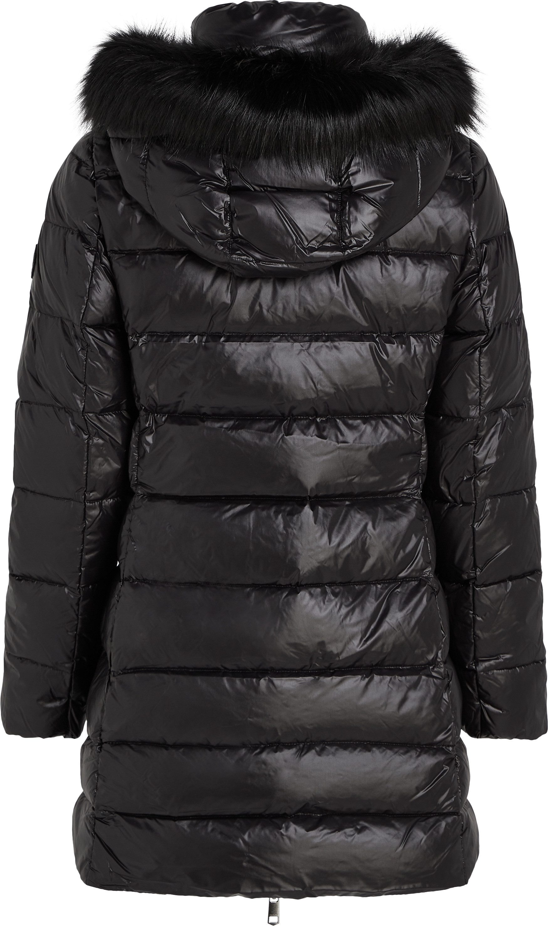 Tommy Hilfiger Lange jas met gestempeld logo