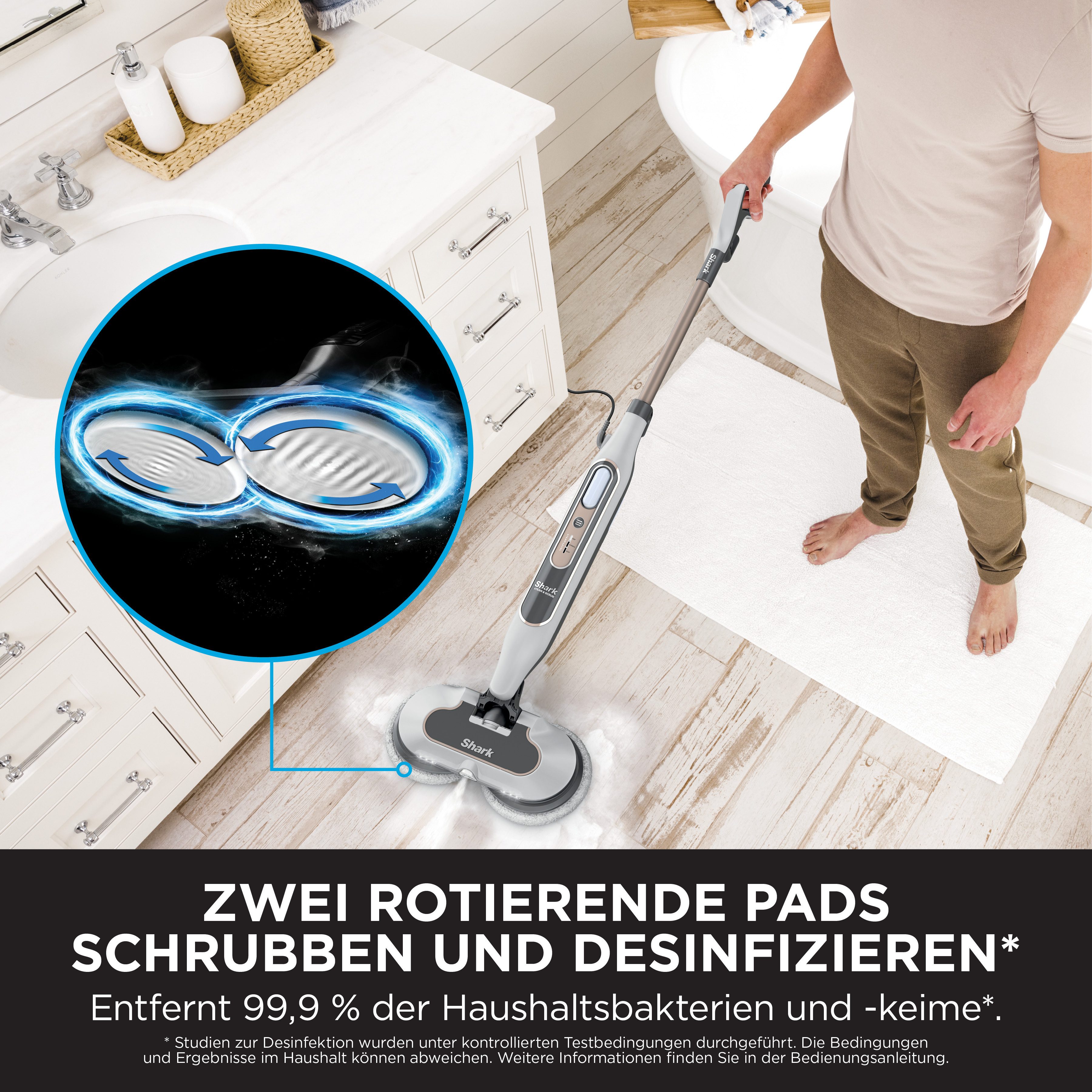 Shark Stoomreiniger Shark Steam & Scrub mit Steam Blaster Technologie S8201EU