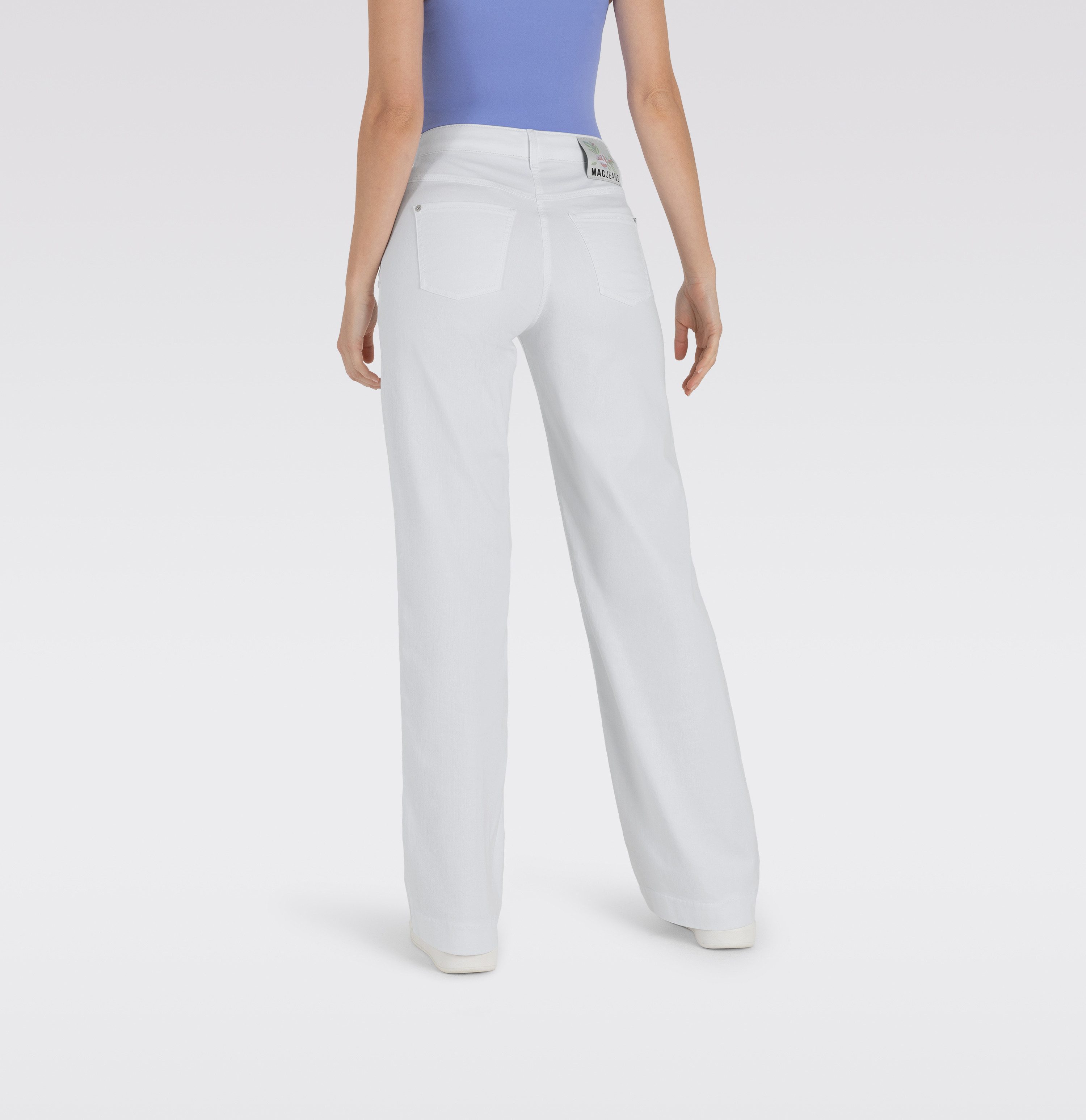 MAC Wijde jeans DREAM WIDE met wijde broekspijp - stretch