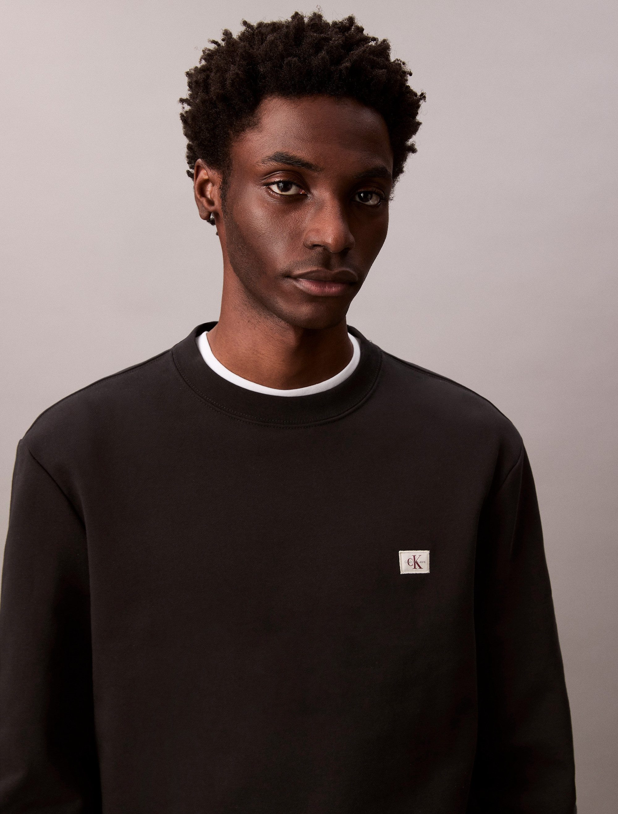 Calvin Klein Sweatshirt 400GSM TRRY BDG CRWN