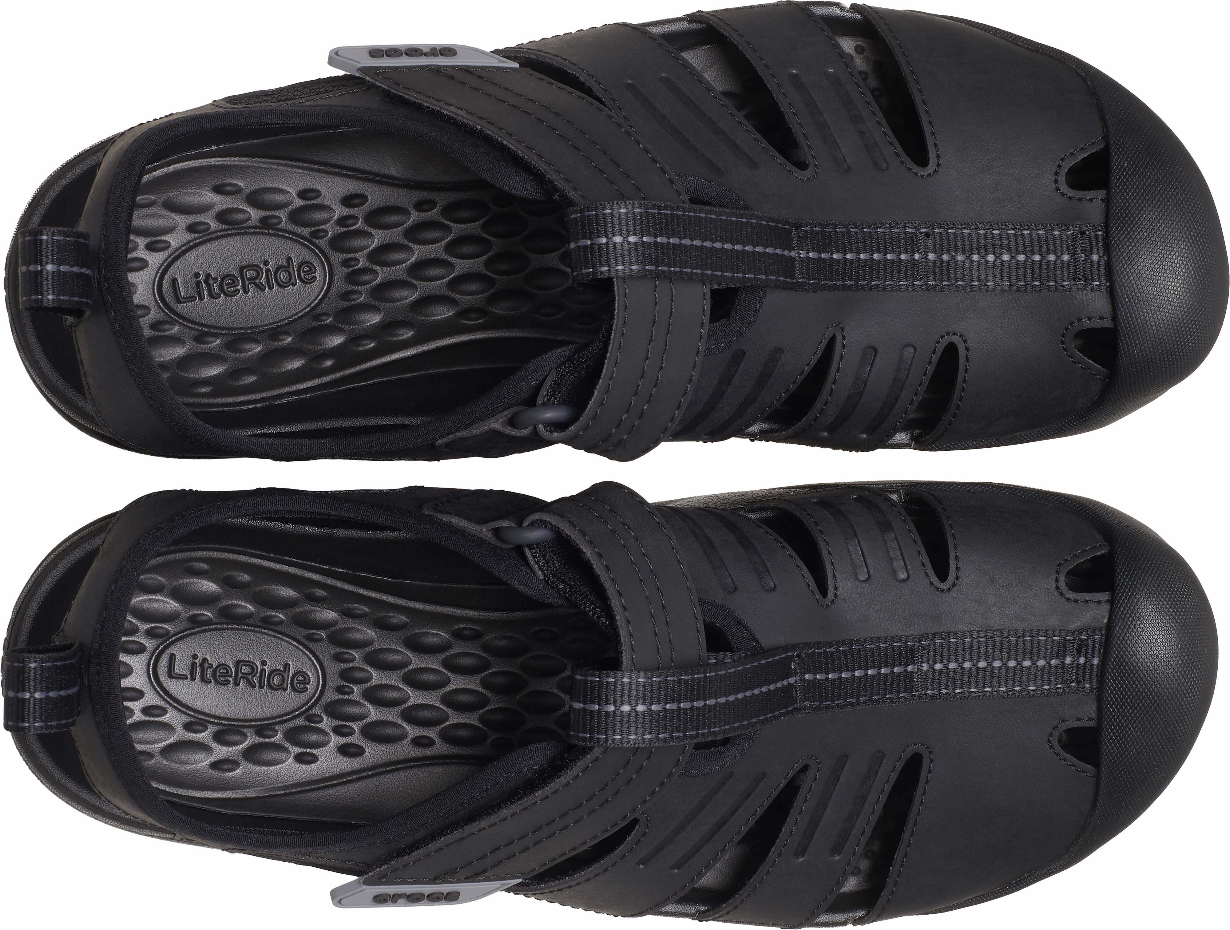 Crocs Sandalen Yukon Fisherman Lage schoen, slipper, trekking schoen met praktische klittenbandsluiting