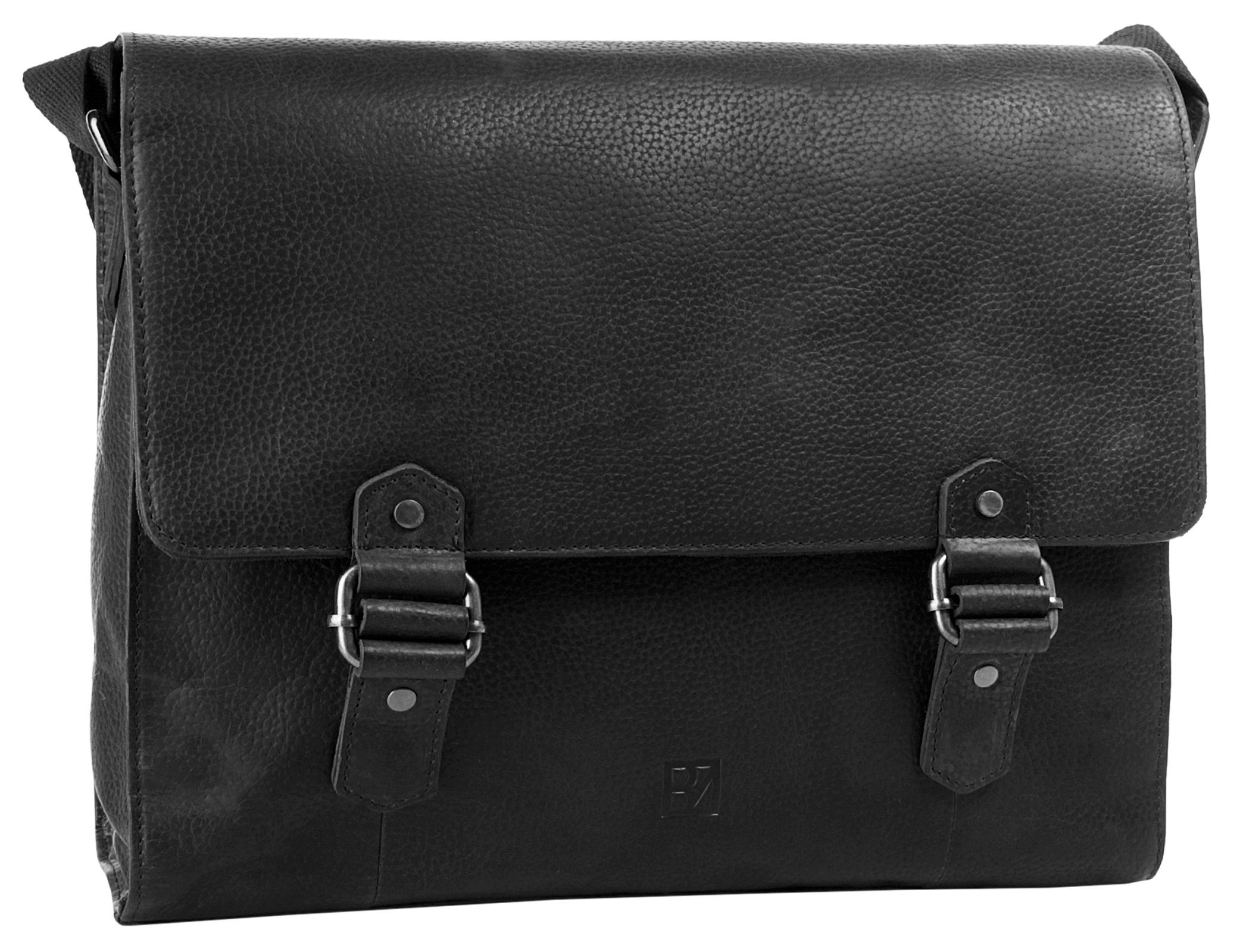 BODENSCHATZ Messenger Bag echt leder