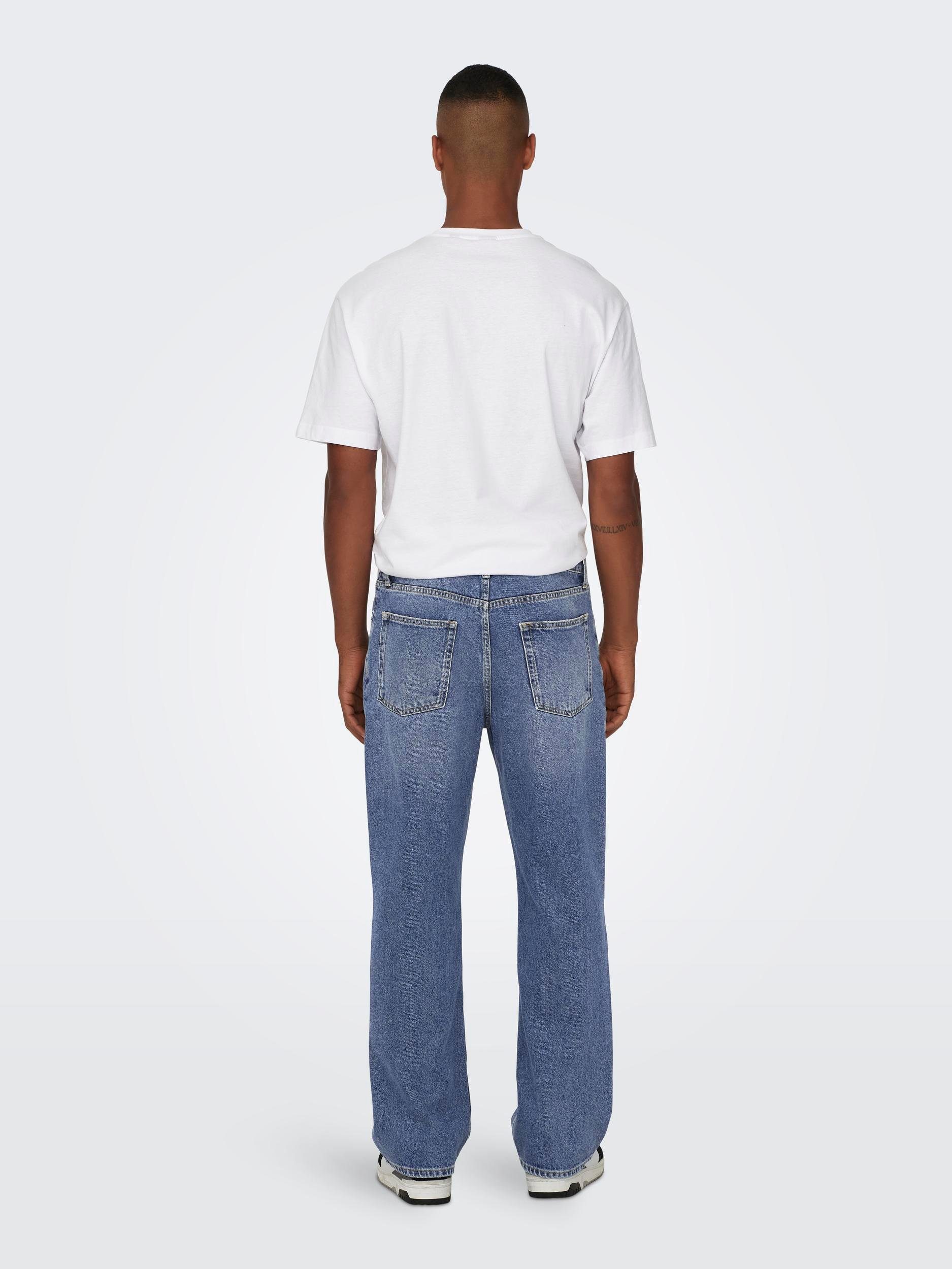 ONLY & SONS Loose fit jeans ONSFADE LOOSE WB 6778 A14 DNM NOOS