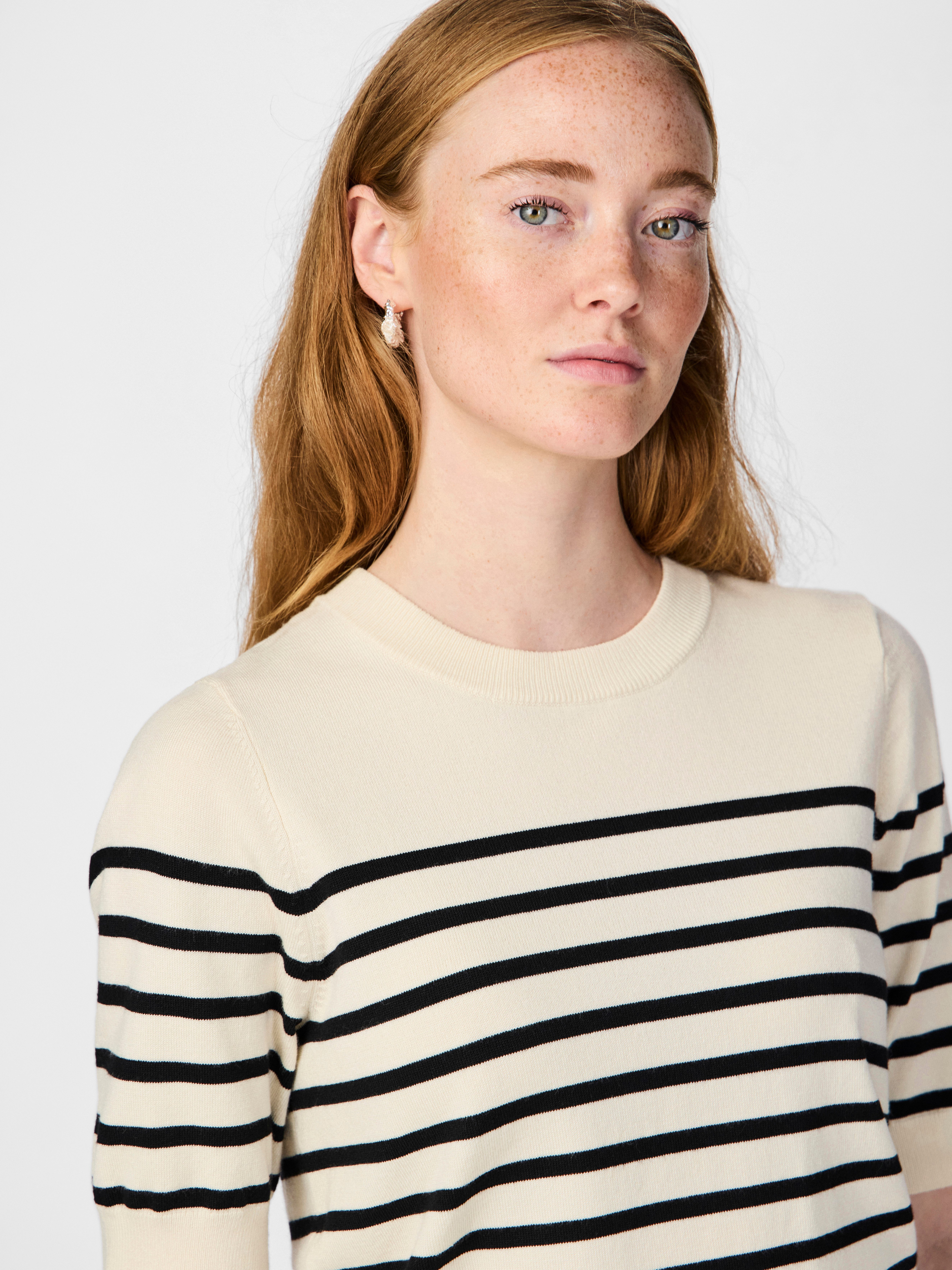 Y.A.S Gebreide trui YASLENA SS KNIT PULLOVER S. NOOS