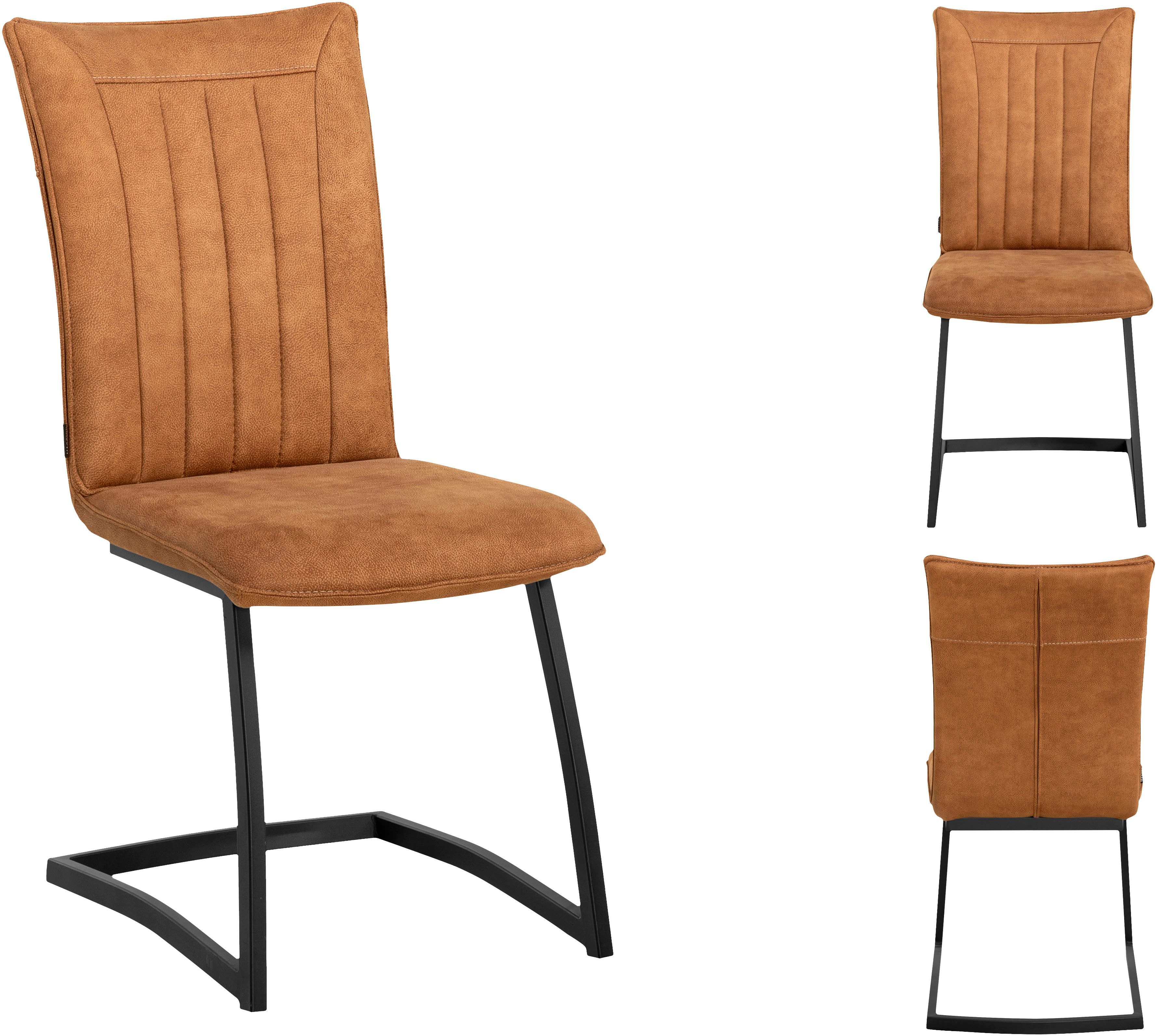 OMG Design Vrijdragende stoel Amara Eetkamerstoel, keukenstoel, onderhoudsvriendelijke bekleding (set)