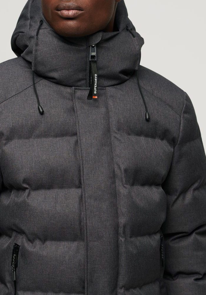 Superdry Gewatteerde jas HOODED TWEED SPORTS PUFFER JKT