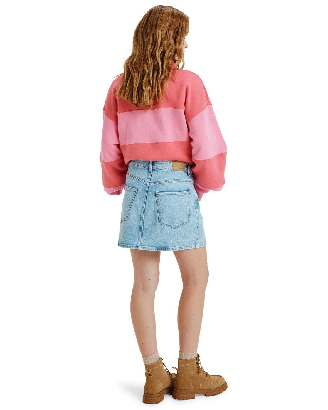 Roxy Zomerrok Rain Mini Skirt Beau Blue