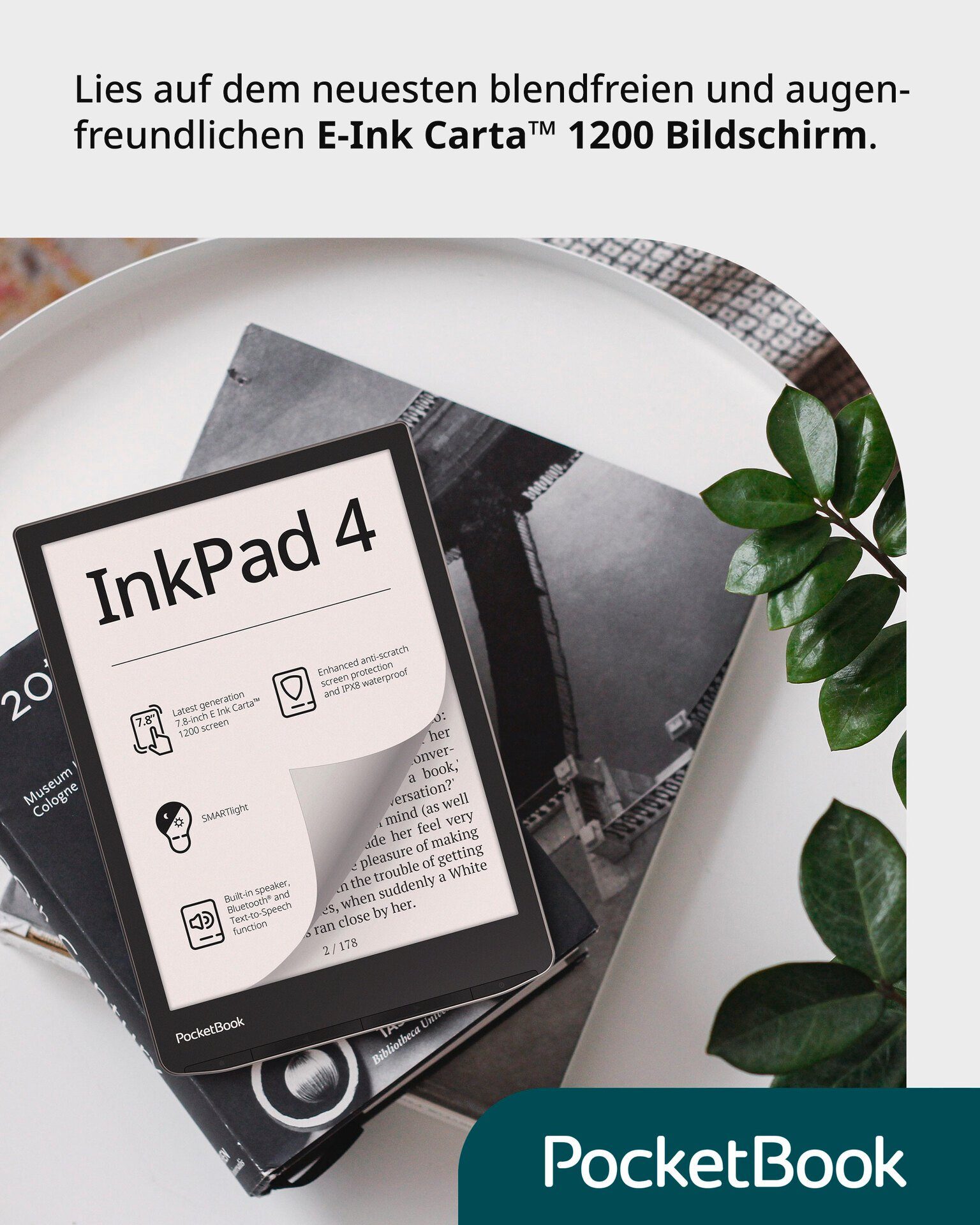 PocketBook E-reader InkPad 4, 7,8"