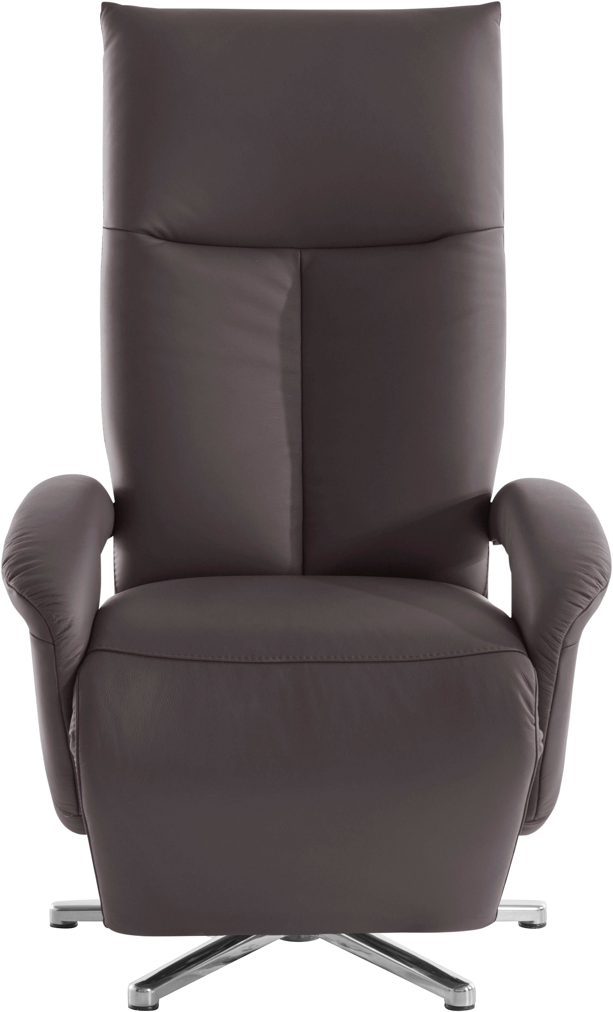 sit&more Relaxfauteuil Tycoon met verstelbare hoofdsteun en 360° draaifunctie keuze tussen handmatige of elektrische functie, ook met accu (draadloos)