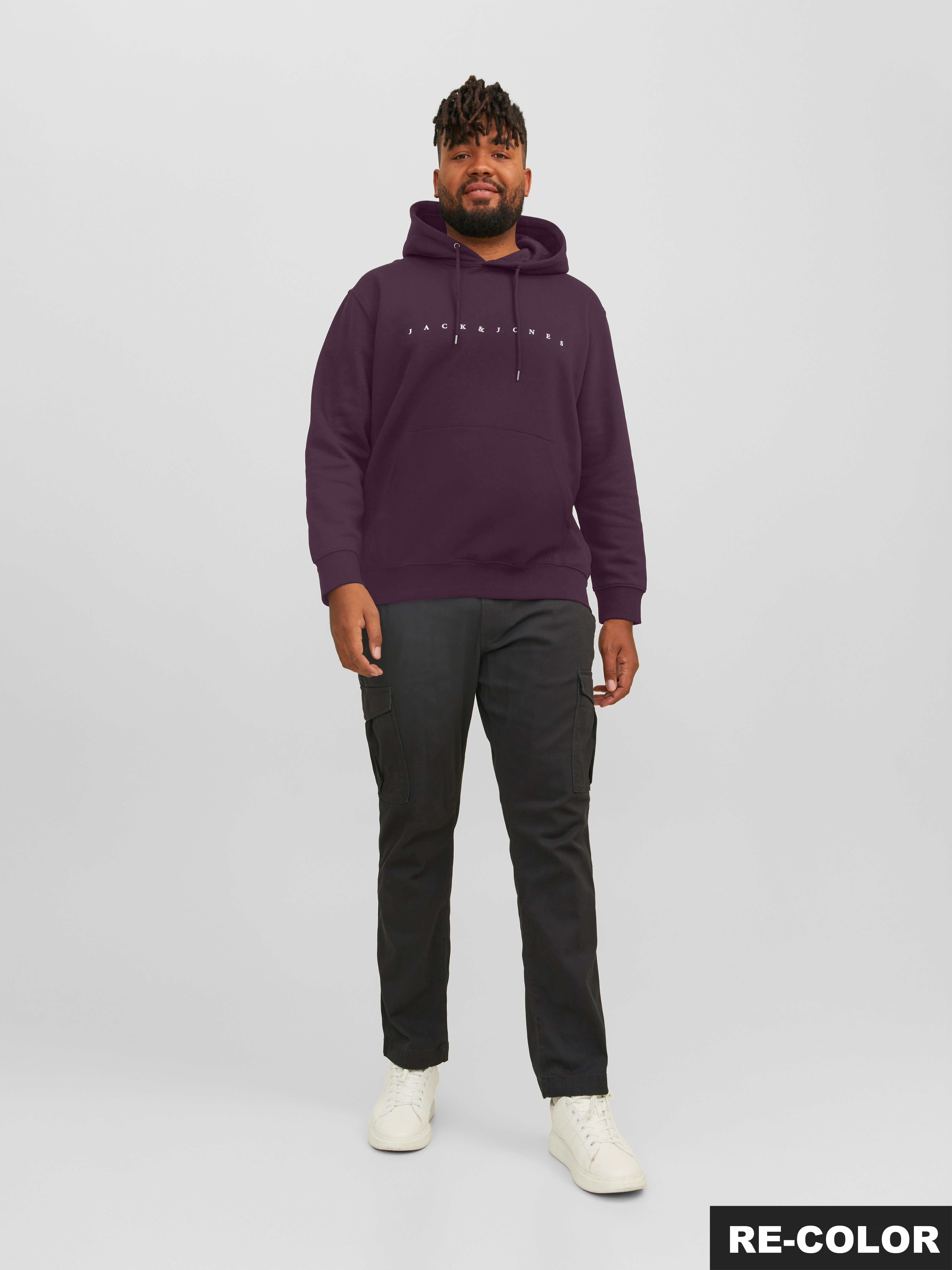 Jack & Jones PlusSize Hoodie JJESTAR JJ SWEAT HOOD NOOS PLS