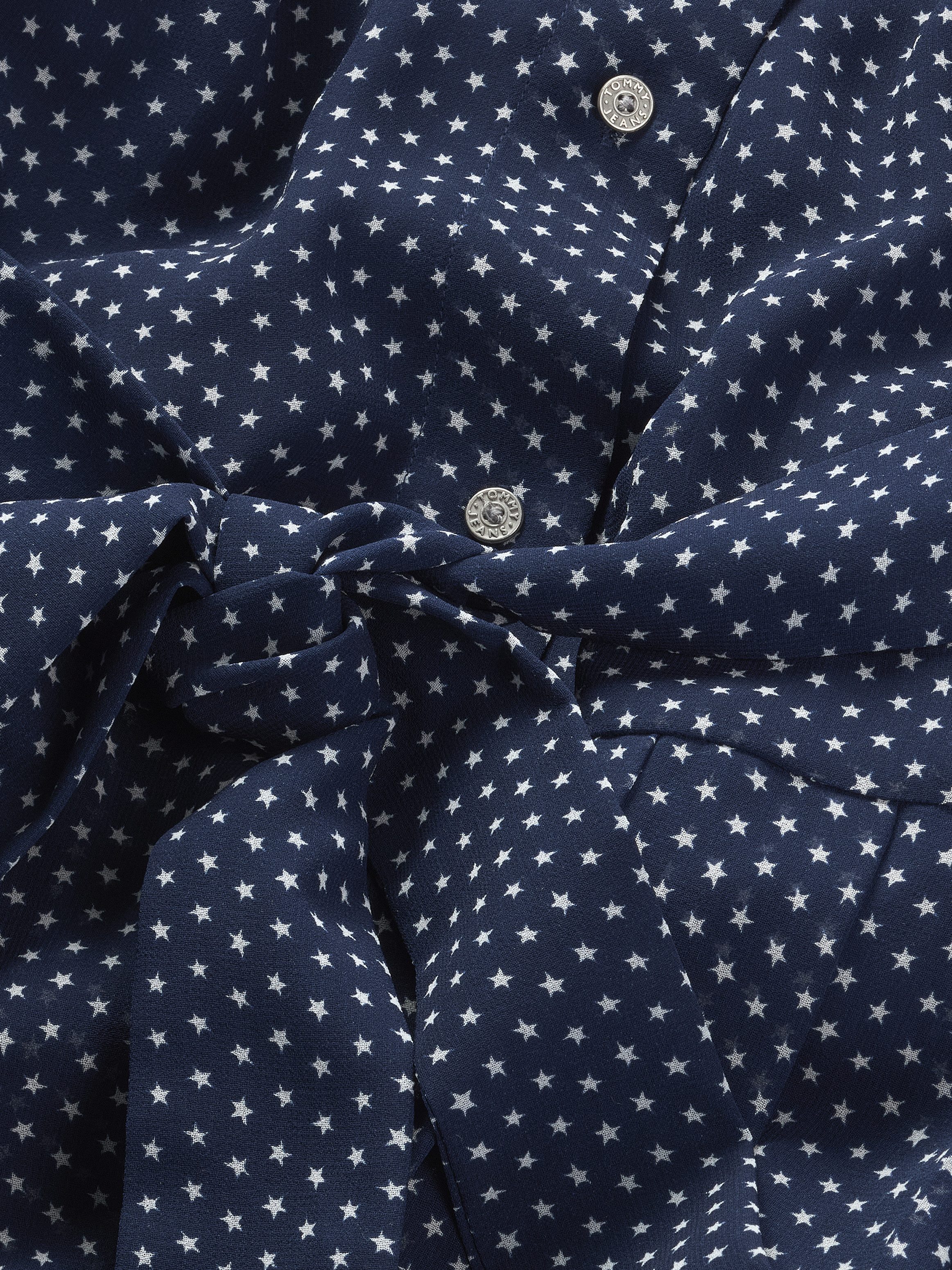TOMMY JEANS Jurk met overhemdkraag TJW STAR MINI SHIRT DRESS EXT