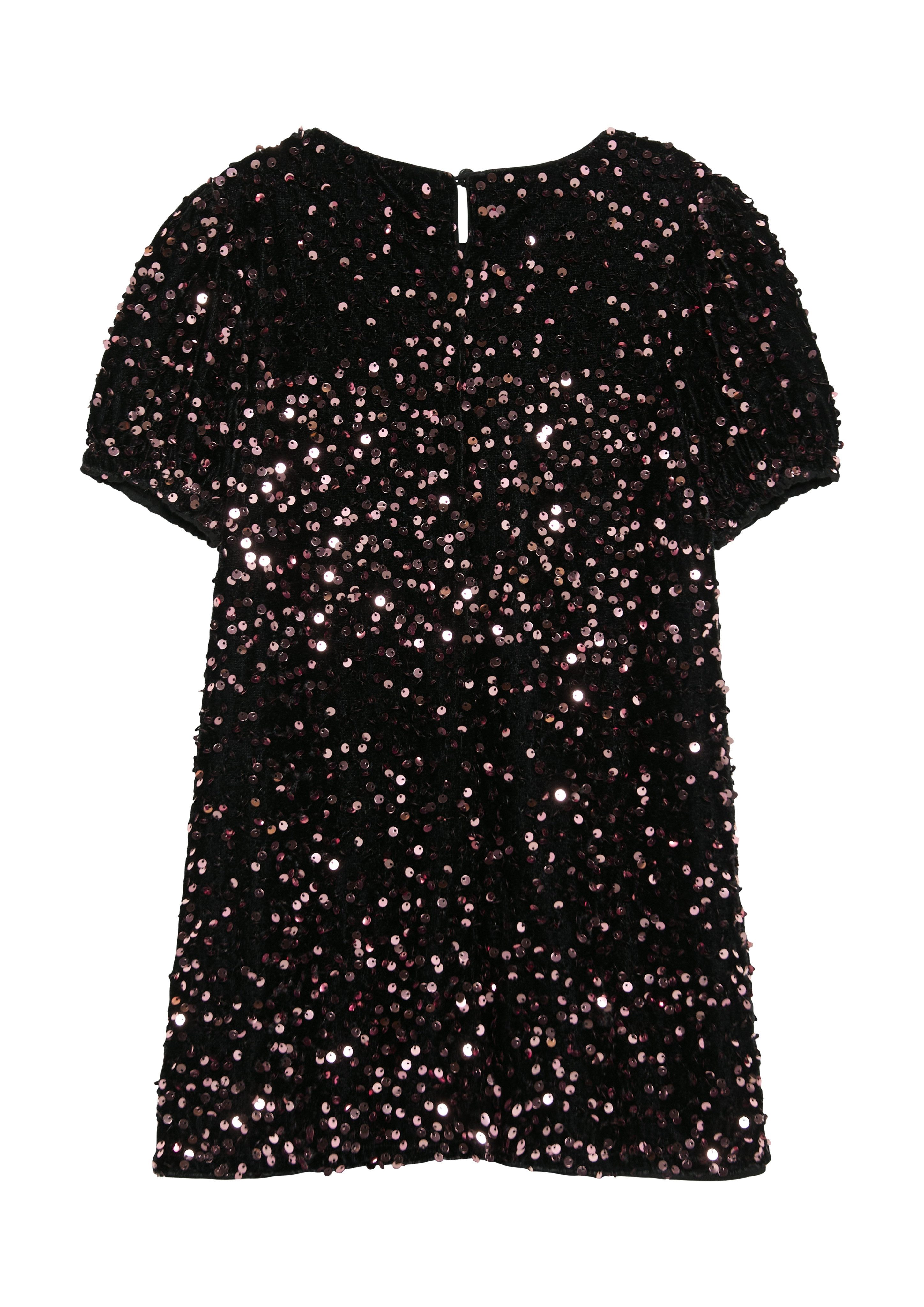 s.Oliver RED LABEL Junior Jurk met pailletten met pailletten bezet