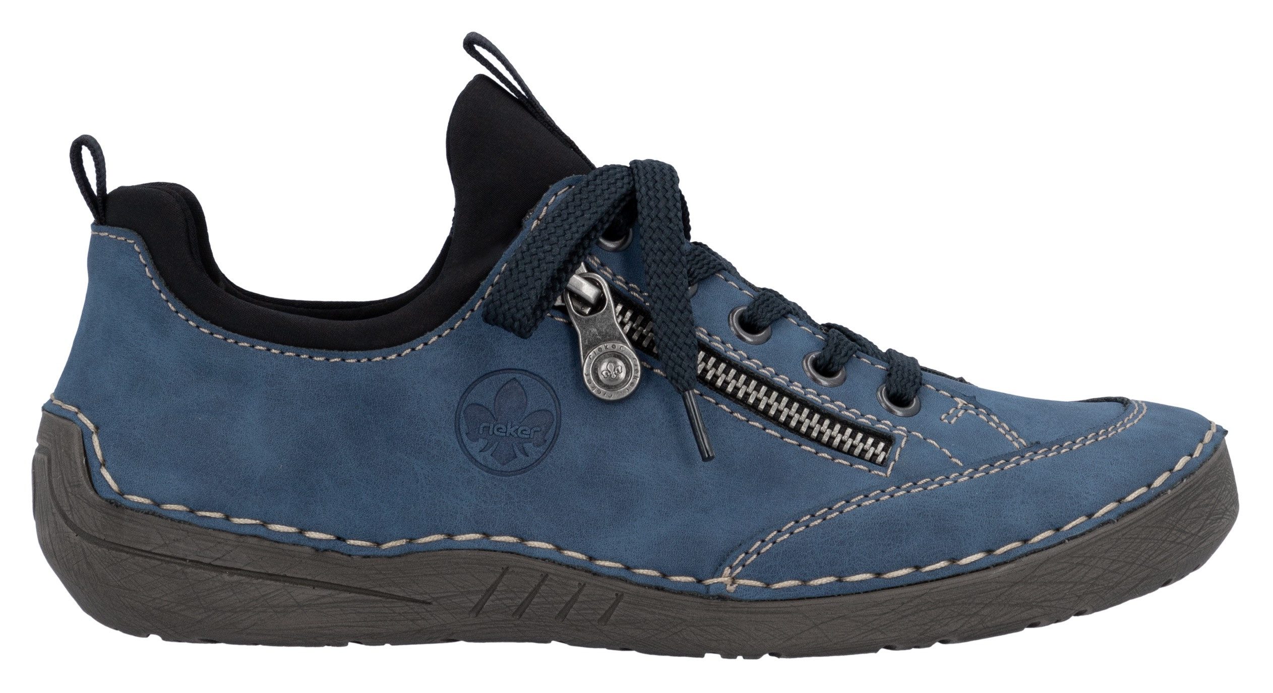 Rieker Slip-on sneakers , slipper, instapschoen, met elastische instap