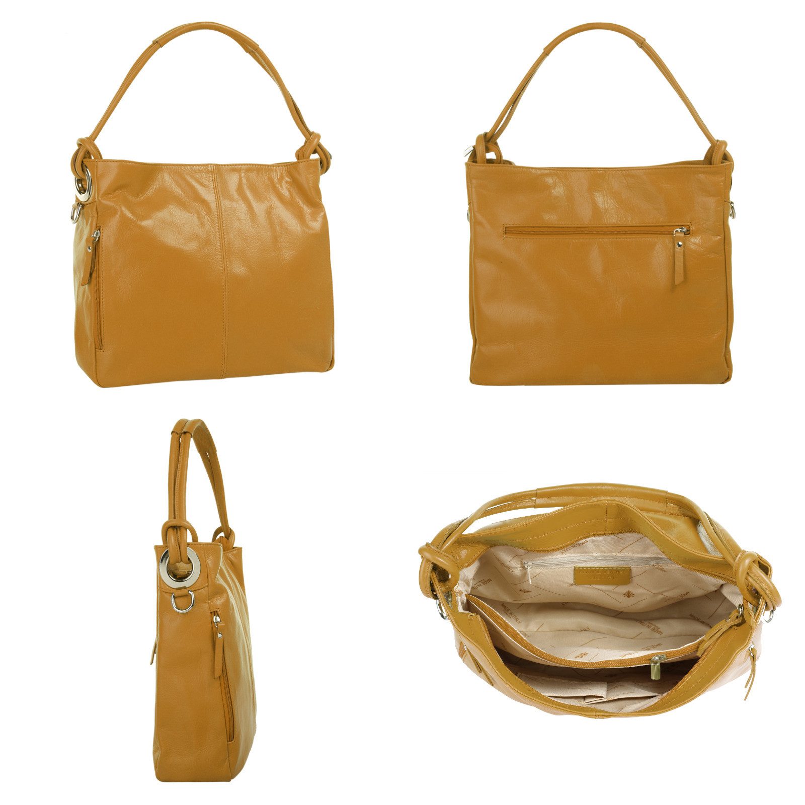Samantha Look Shopper echt leer, made in italy
