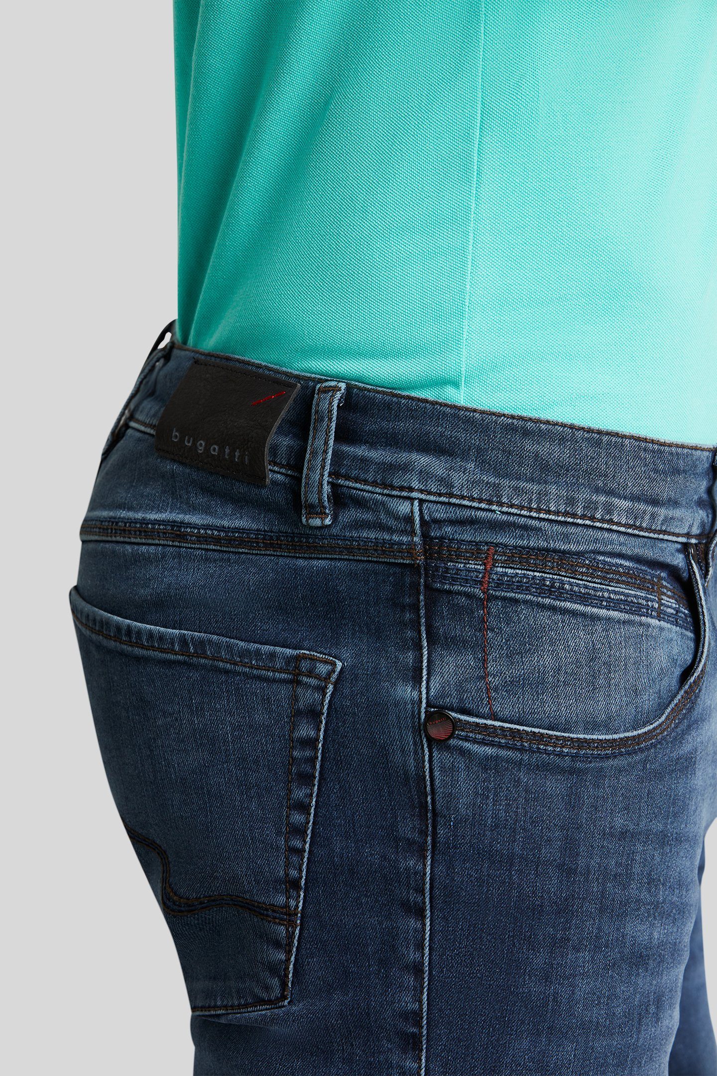 Bugatti 5-pocket jeans met power stretch