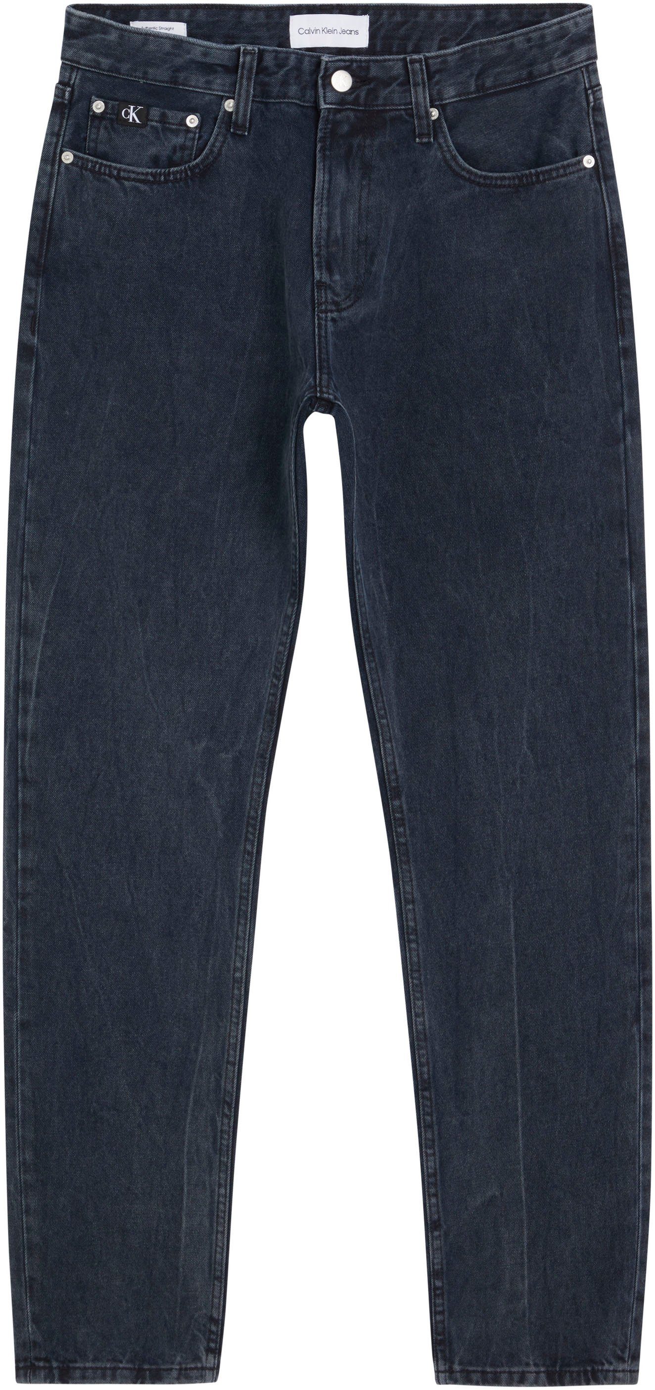 Calvin Klein Straight jeans Authentic Straight heren straight jeans maat 30 blauw