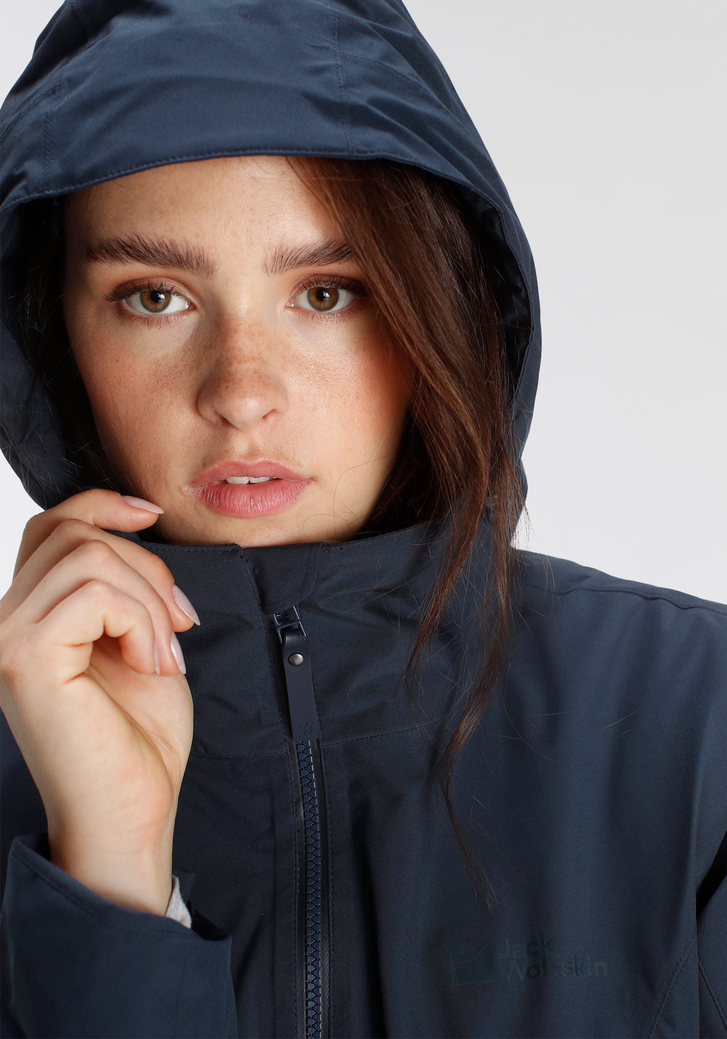 Jack Wolfskin Functionele parka SOLAIA PARKA W Winterjas waterdicht, winddicht & ademend