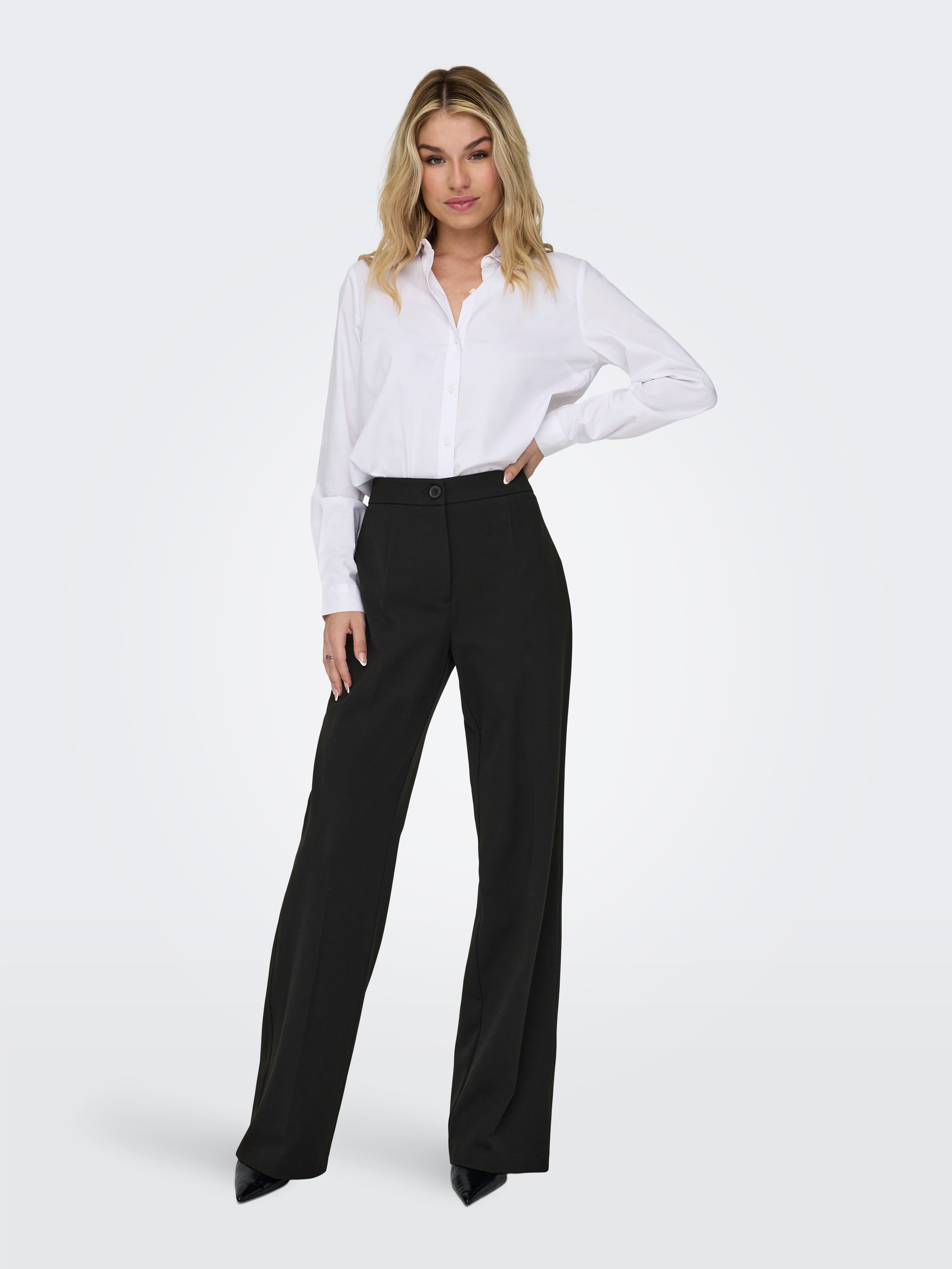 Only Pantalon ONLMIA HW STRAIGHT PANT TLR NOOS