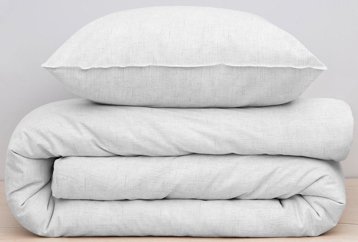 damai Beddengoed Ebba met structuur-effect in elegante kleuren, 100% katoen, met rits